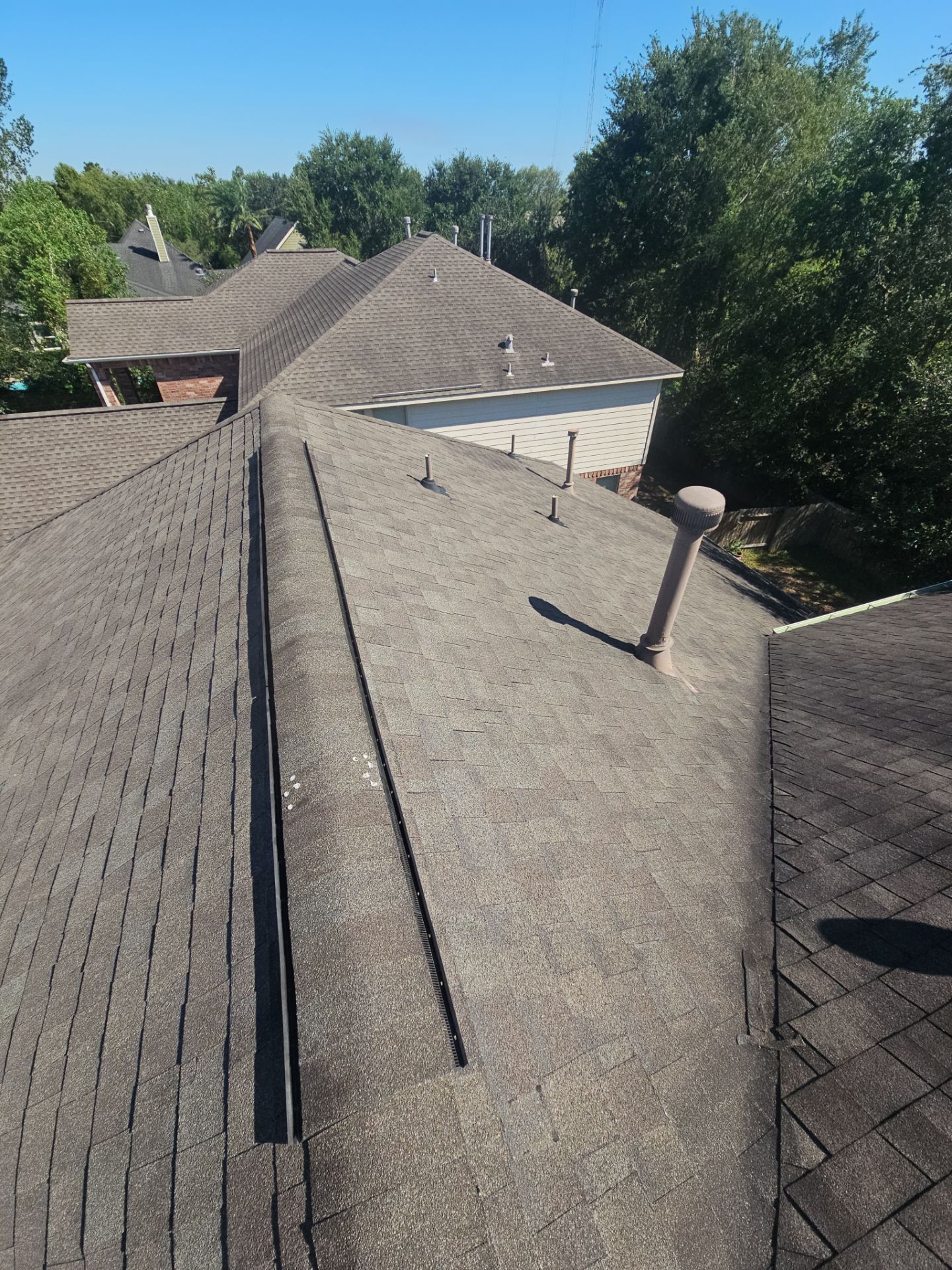 Hail Damage using Owen's Corning Duration (Lifetime) Shingles by Roof Repair Company