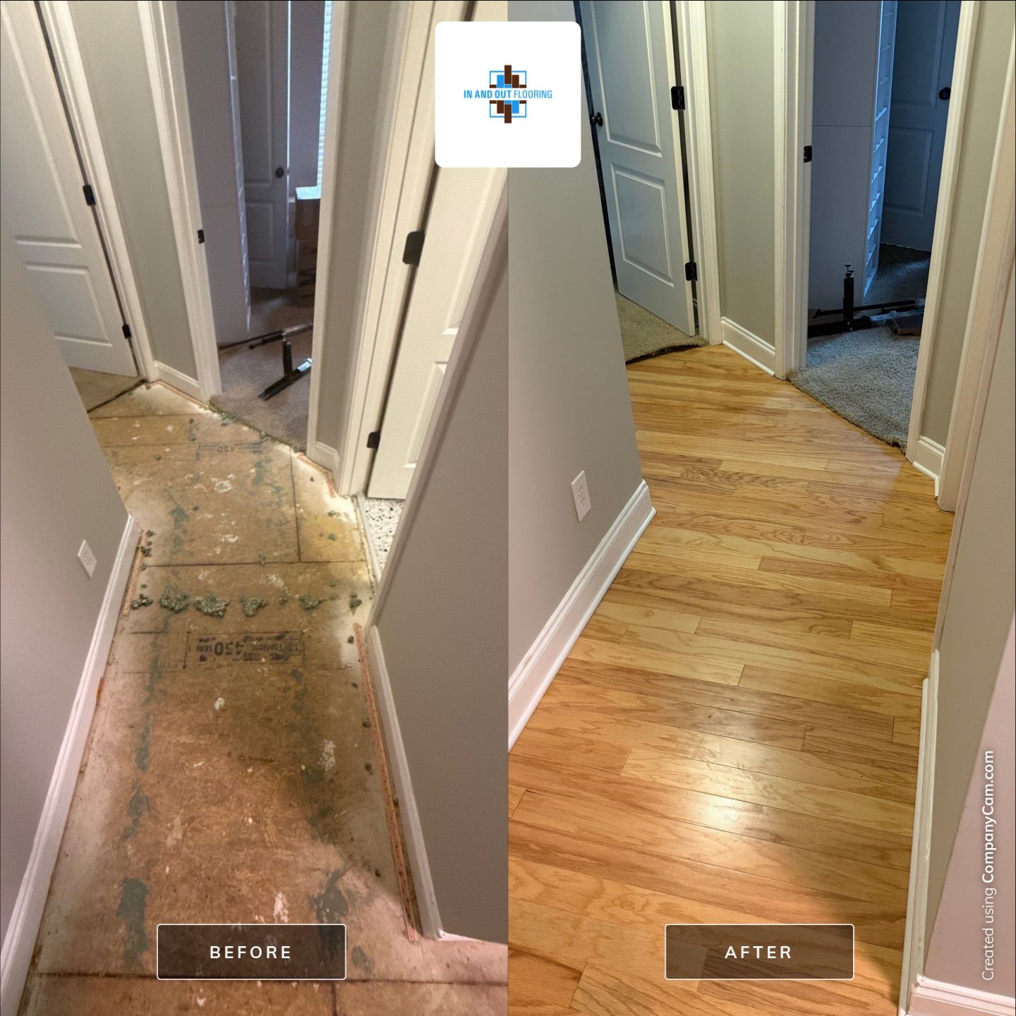 Hardwood Installation by In and Out Flooring/Remodeling