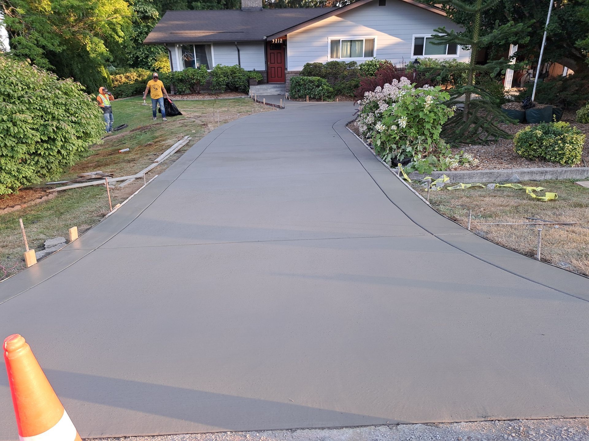 Rodd | Concrete Driveway Extentension by Jireh Asphalt & Concrete Inc 