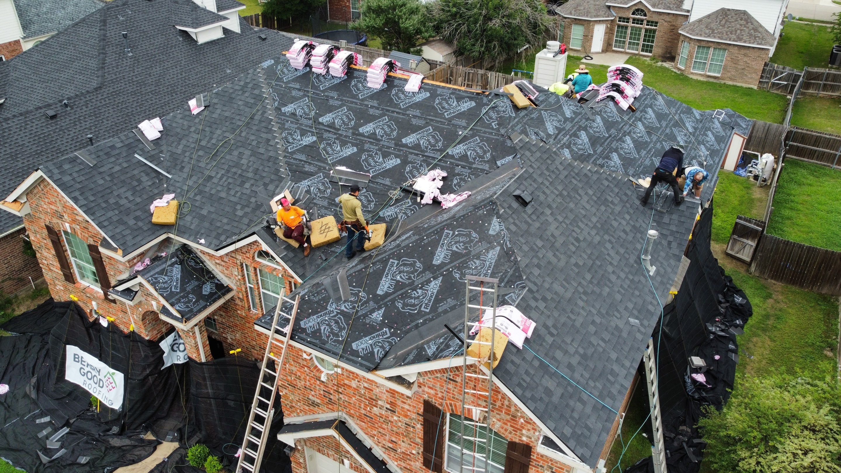 Storm Restoration Project by Berry Good Roofing 