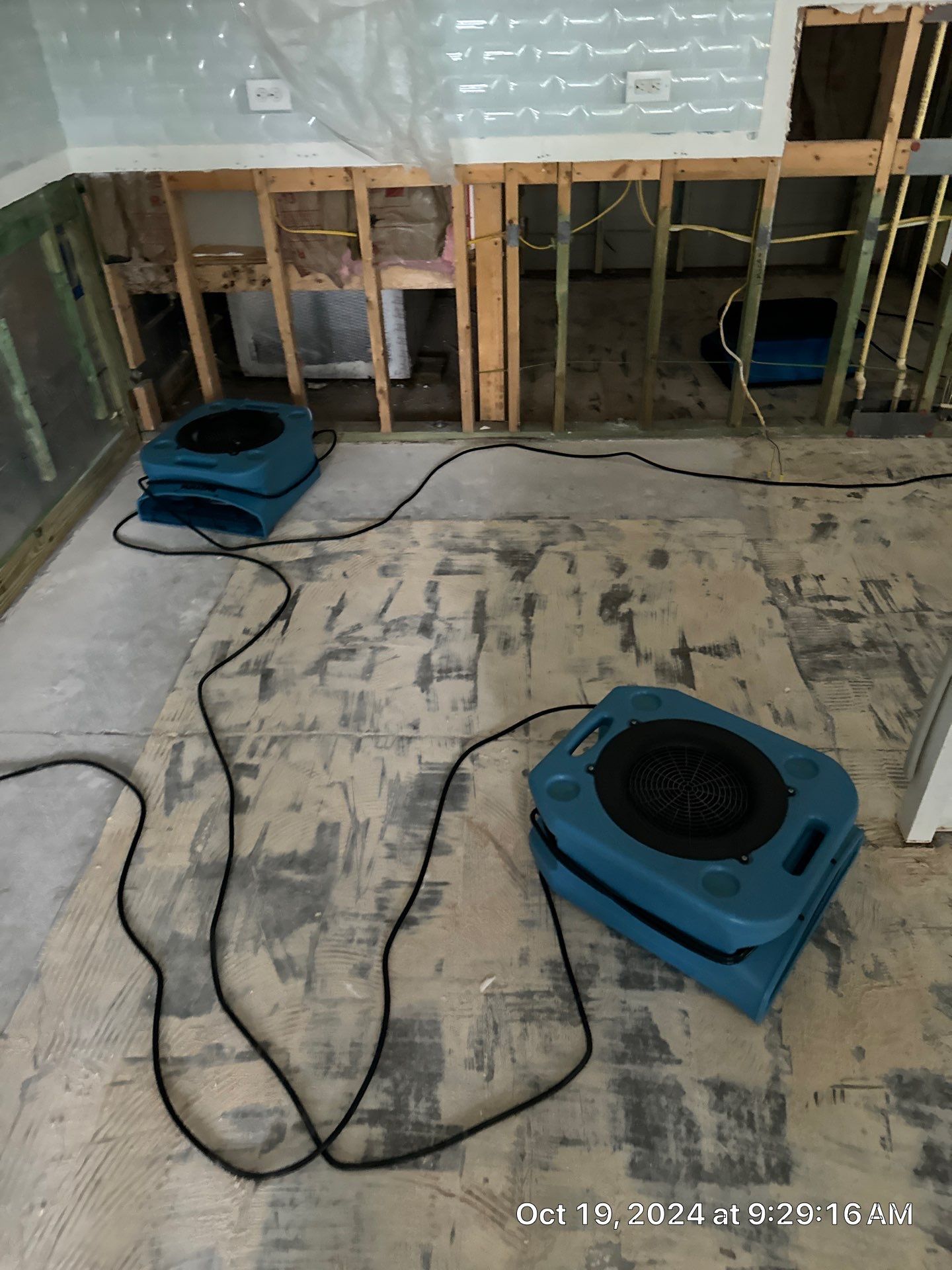 Hurricane Damage using Drying Equipment by SuperClean 