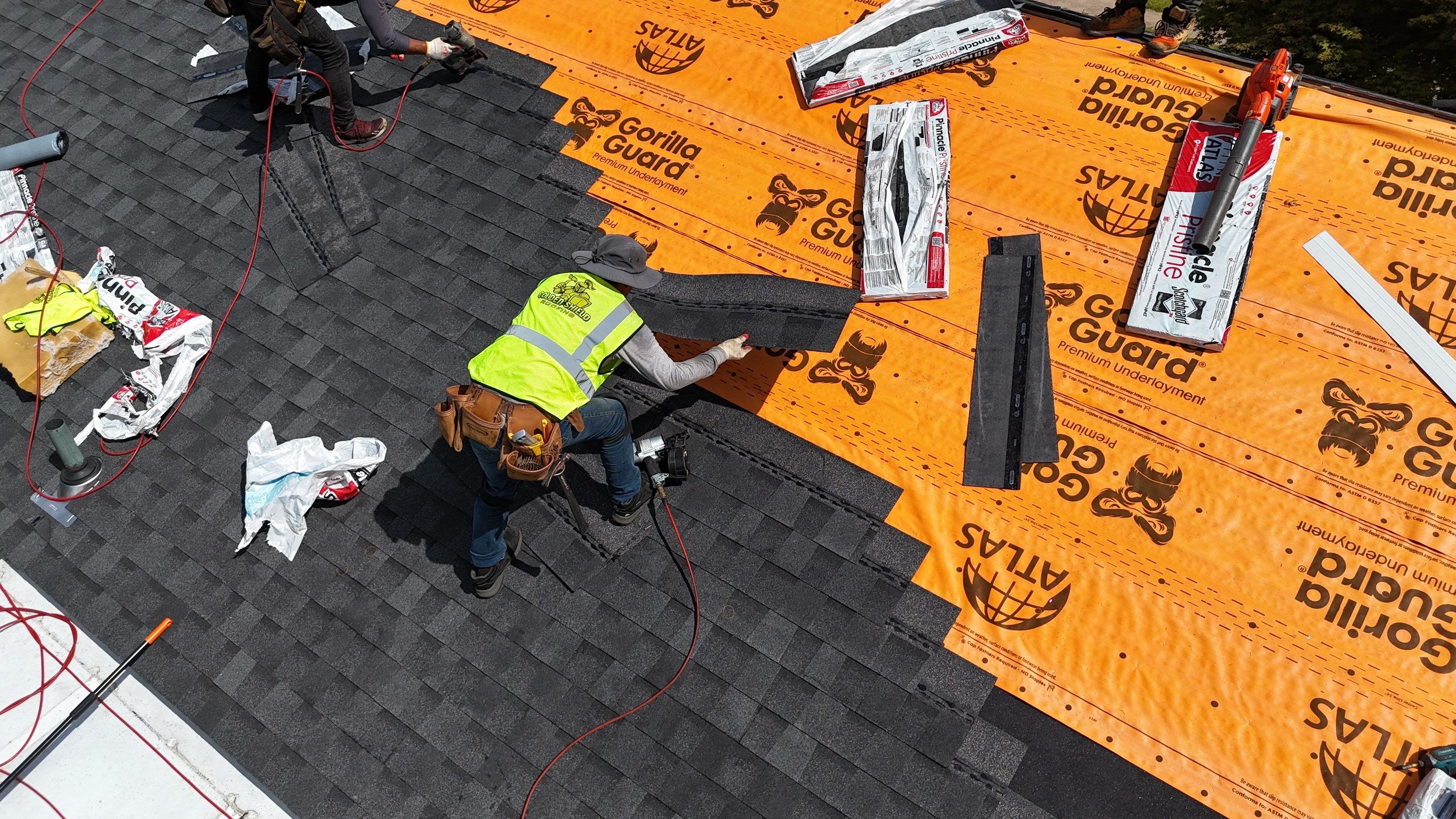 Project in East Hartford by Golden Shield Roofing