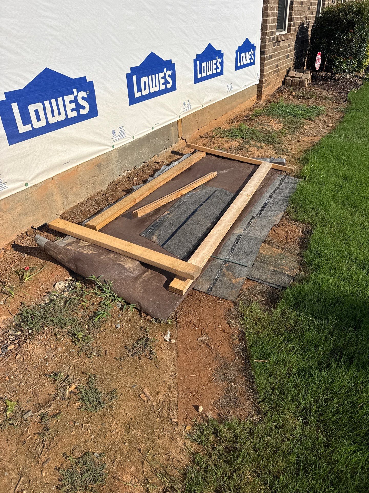 Job site clean up in Waxhaw by Badger Hauling
