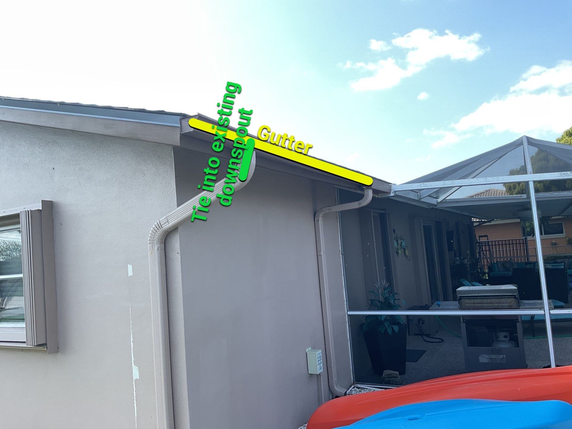 Brown Seamless Gutters using Royal Brown Seamless Gutters in Cape Coral FL by Gutter Professors