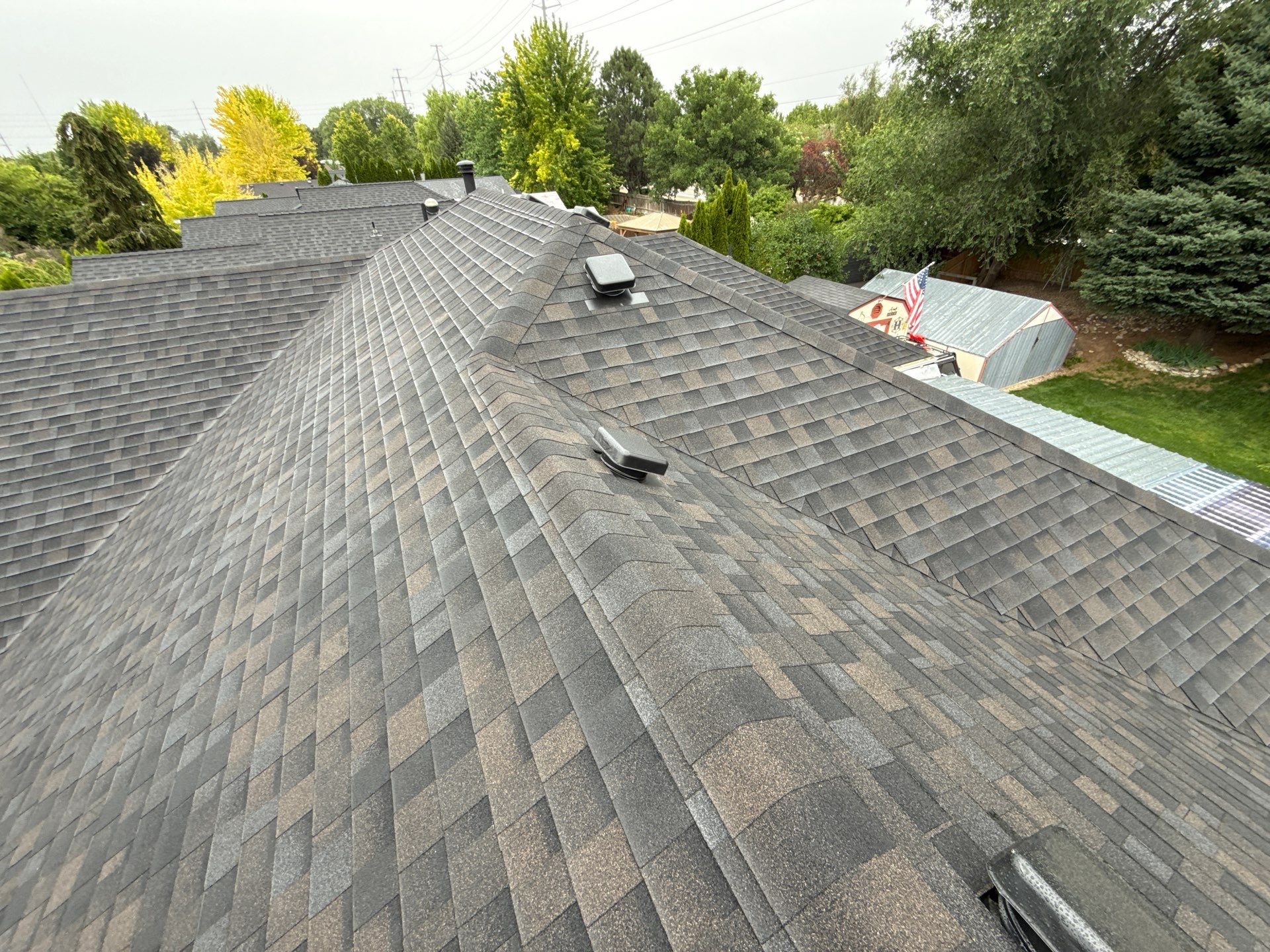 Architectural Shingle Roof Replacement and New Ventilation in Boise by Olive Roofing