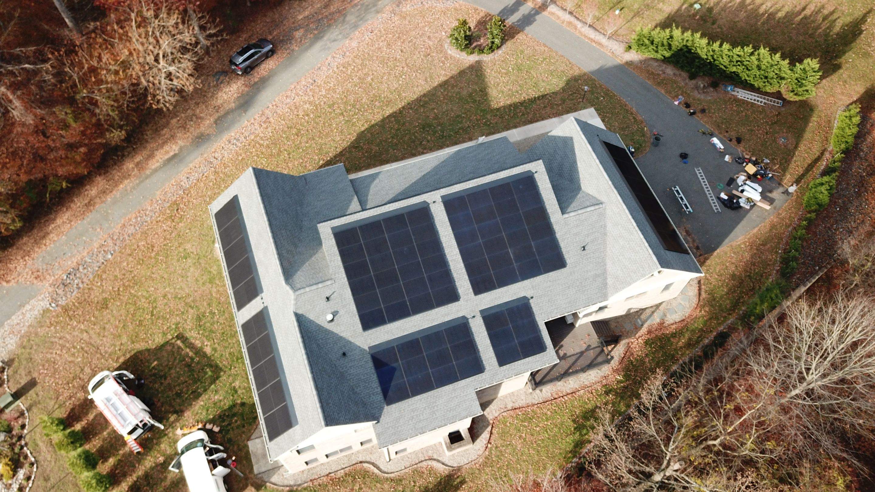Solar Roof using GAF Decotech integrated panels by American Home Contractors