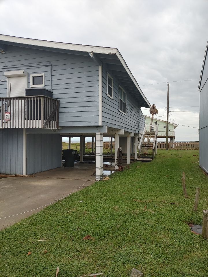 Galveston Waterfront Roof Installation In Progress by Elite Roofing LLC