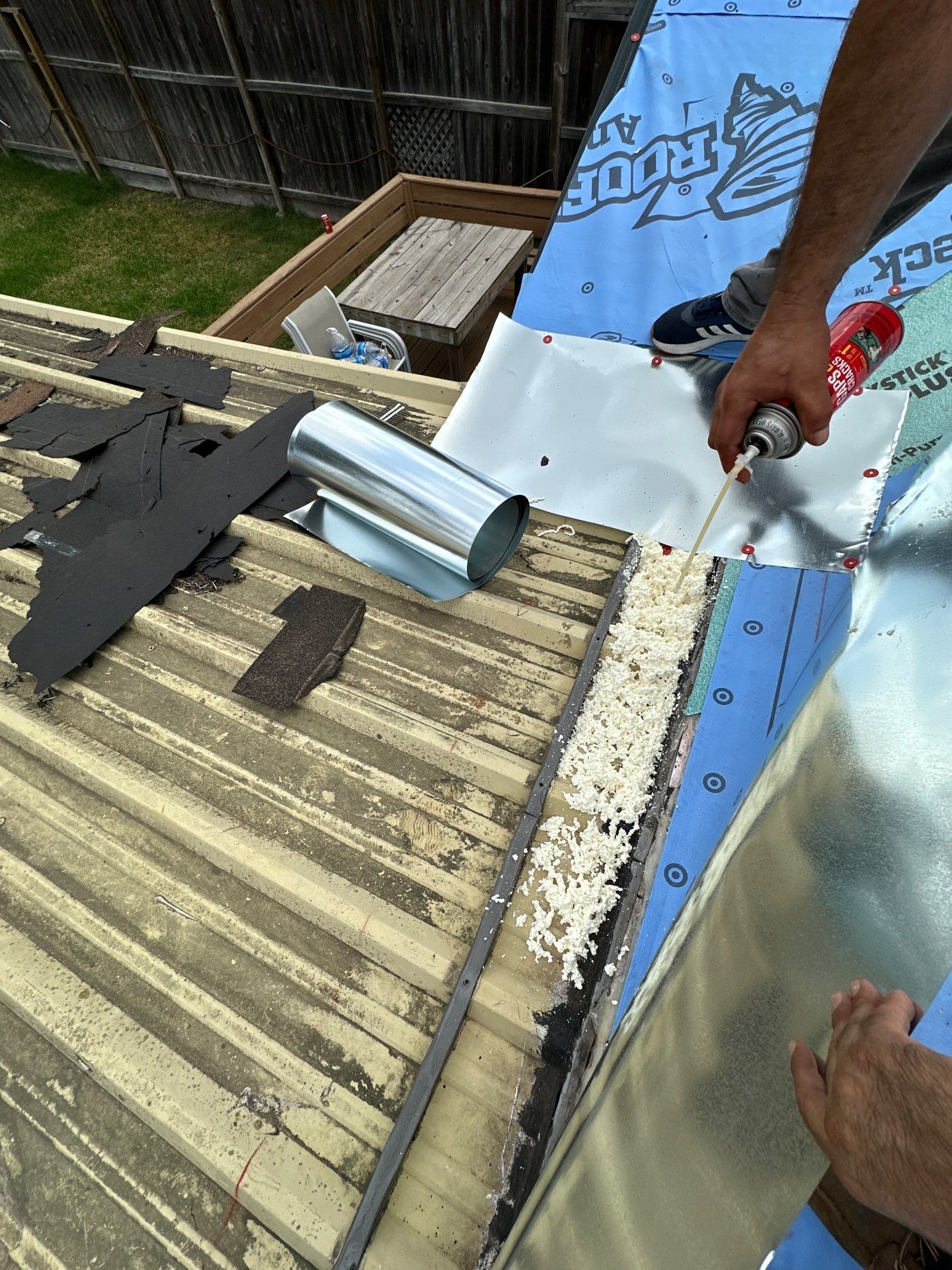 Project in Houston by Motion Roofing