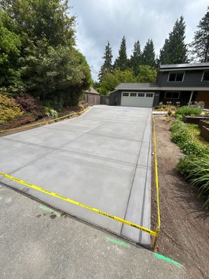 Concrete Driveway Makeover | Edmonds 