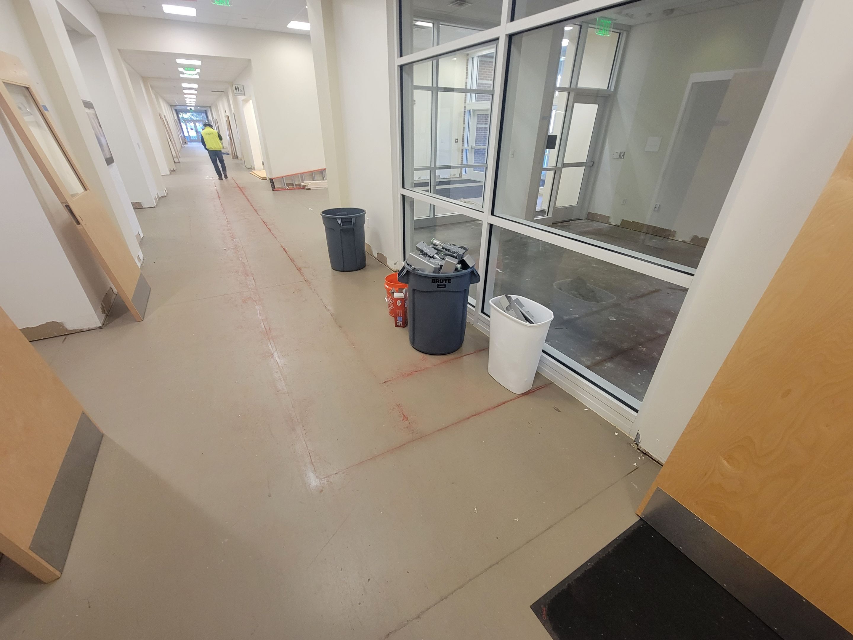 Concrete Scanning for new sewer line install by Alsip Locating Service, LLC