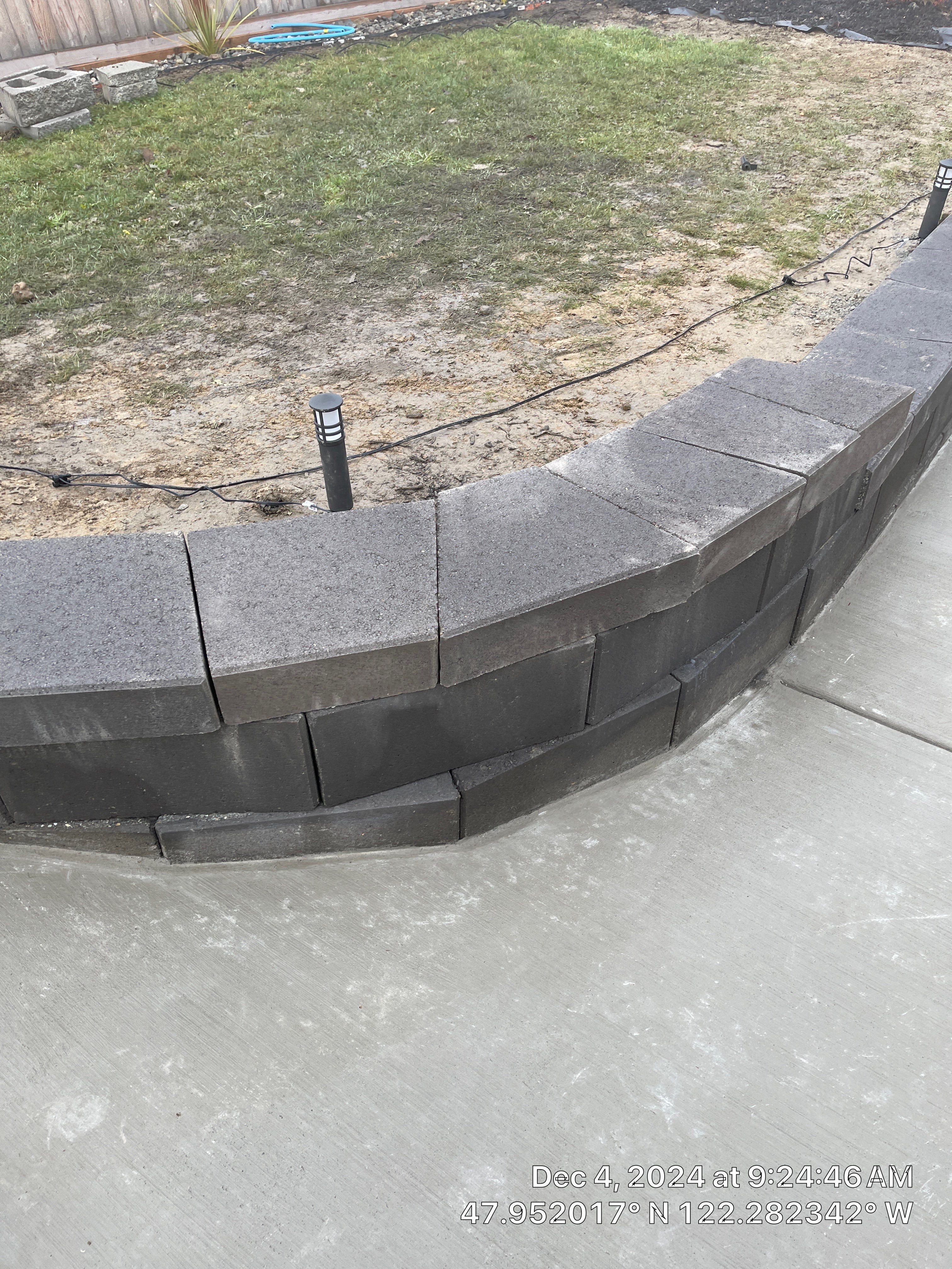 Retaining Wall & Concrete Patch Repair | Everett  by Jireh Asphalt & Concrete Inc 