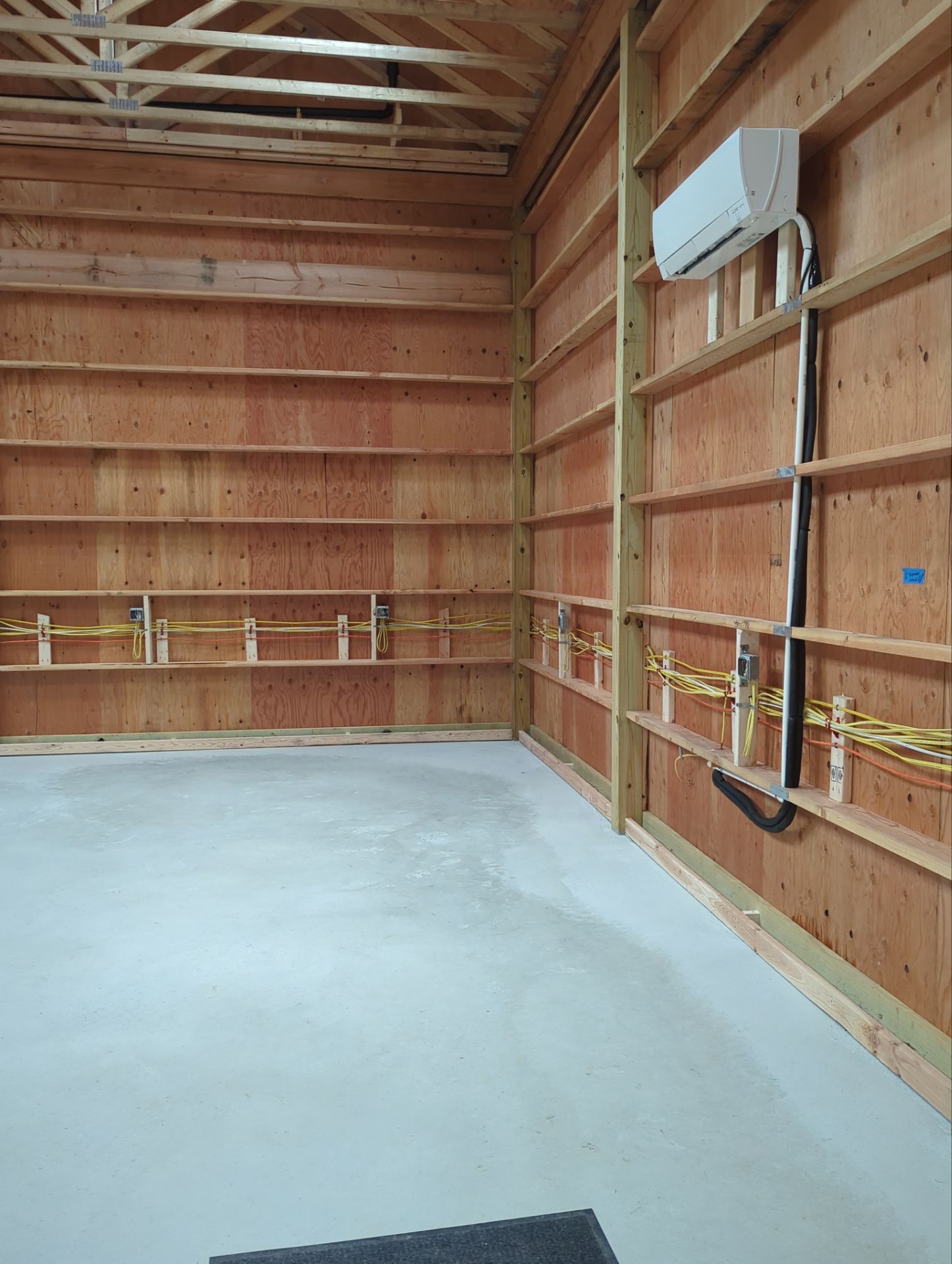 Open Cell Spray Foam to a Pole Barn by NYS Foam & Energy