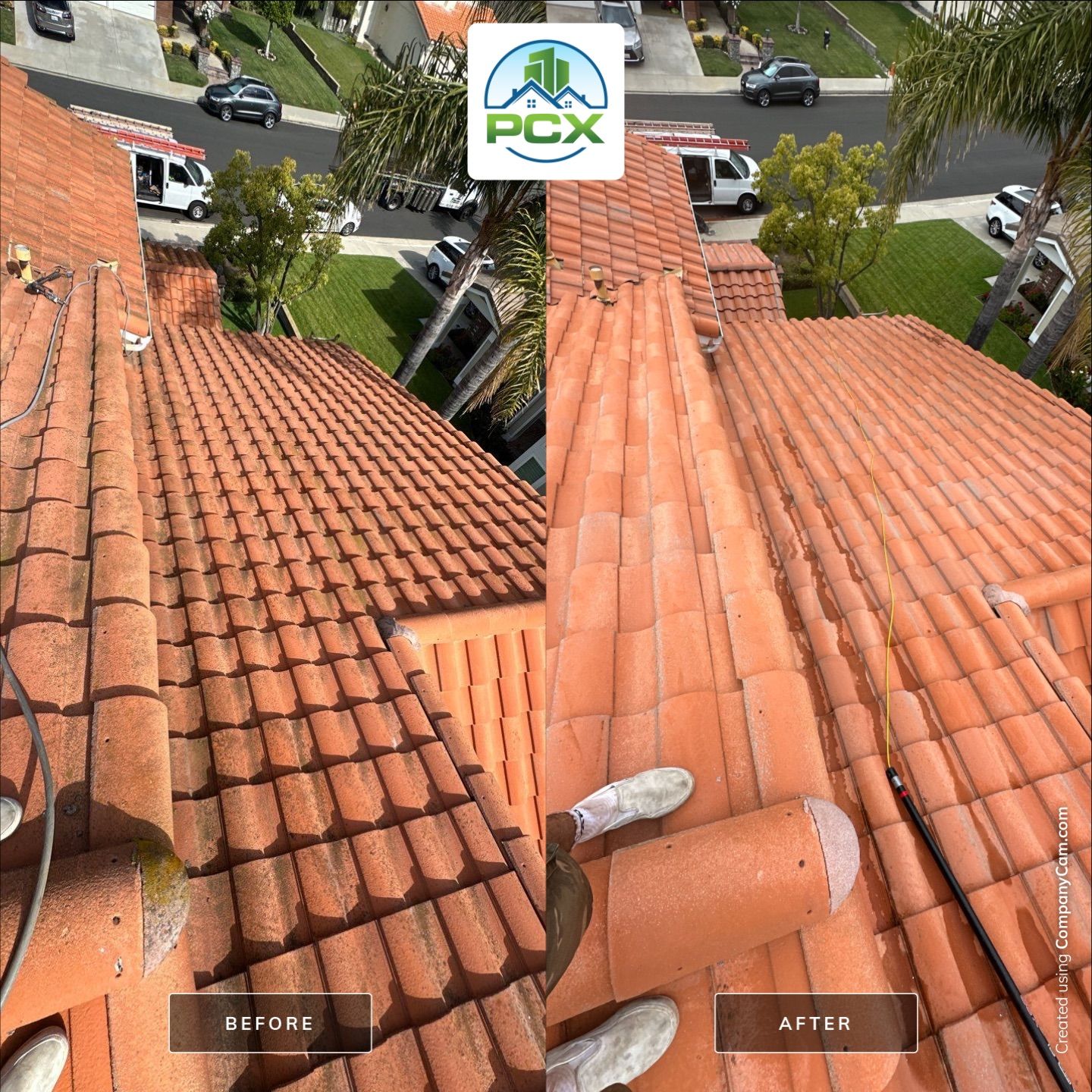 Trabuco Canyon Roof Washing with Pressure Washer by Property Cleaning Experts
