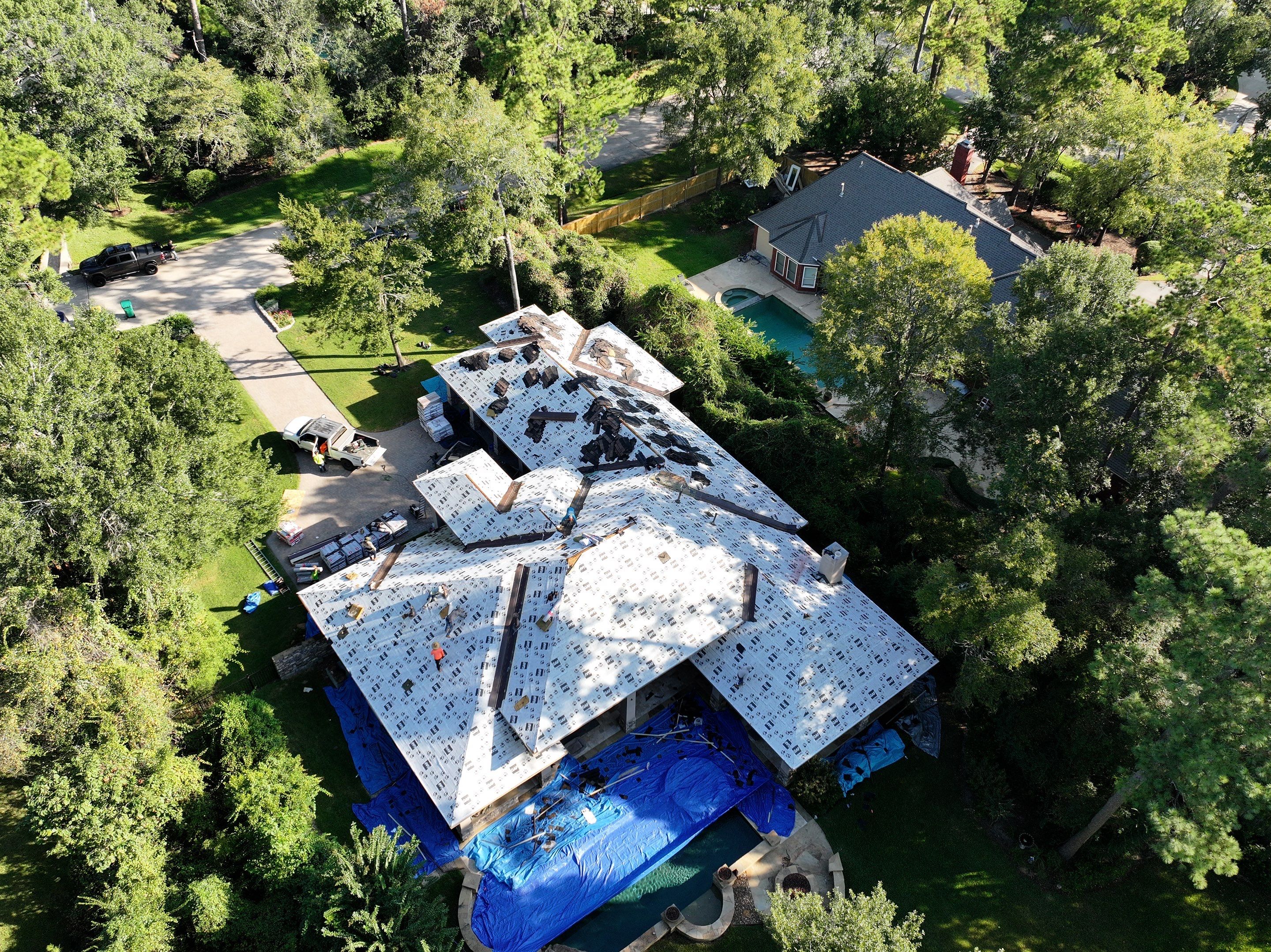 Residential Asphalt Shingle Roof Replacement in Spring, Texas by Abbott Roofing Company