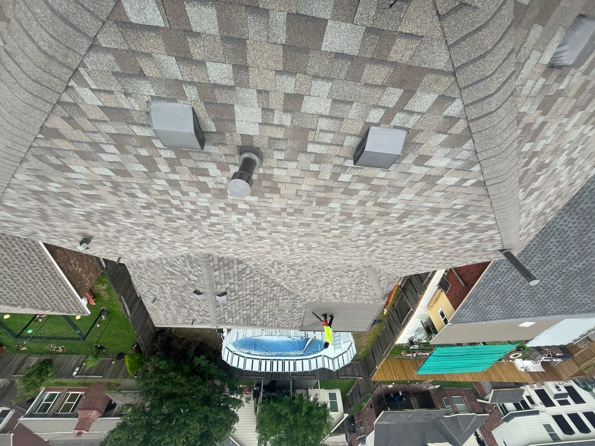 Residential Roofing Installation using Owen's Corning Duration (Lifetime) Shingles by Roof Repair Company