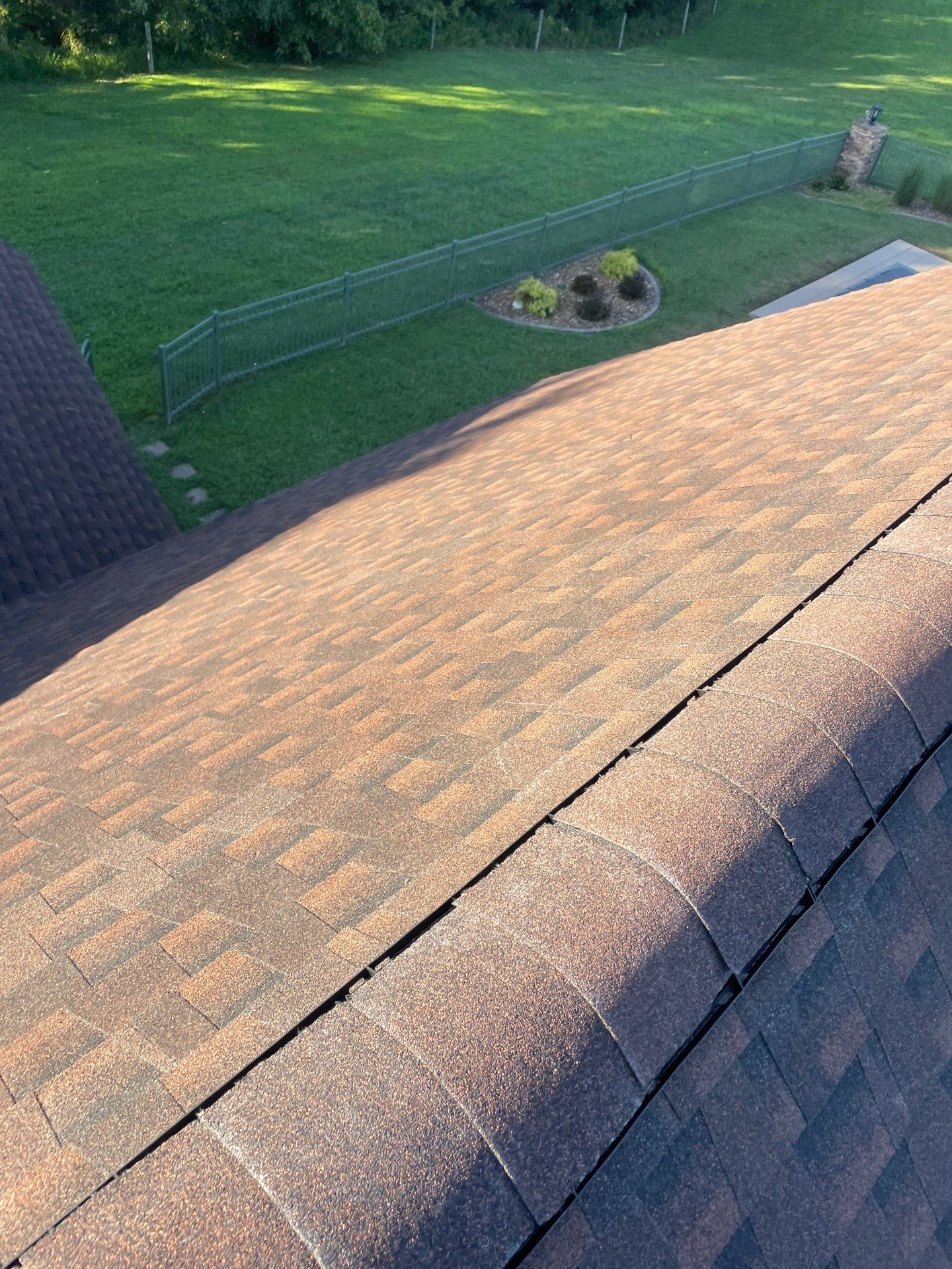 Residential Roofing Installation using GAF TImberline HDZ Hickory by Rainstoppers Roofing