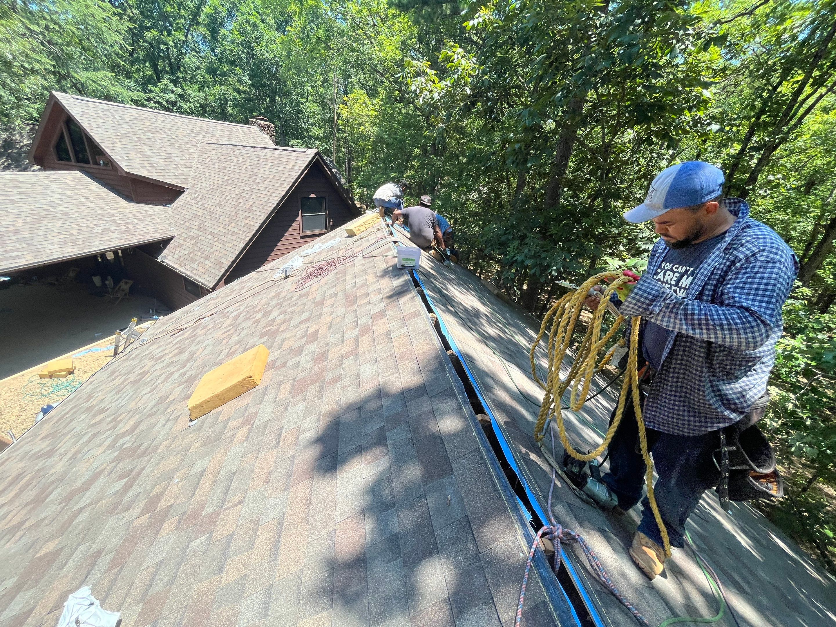 Residential Reroof: 40 Year Impact Rated Architectural Shingles by Hostetler Roofing