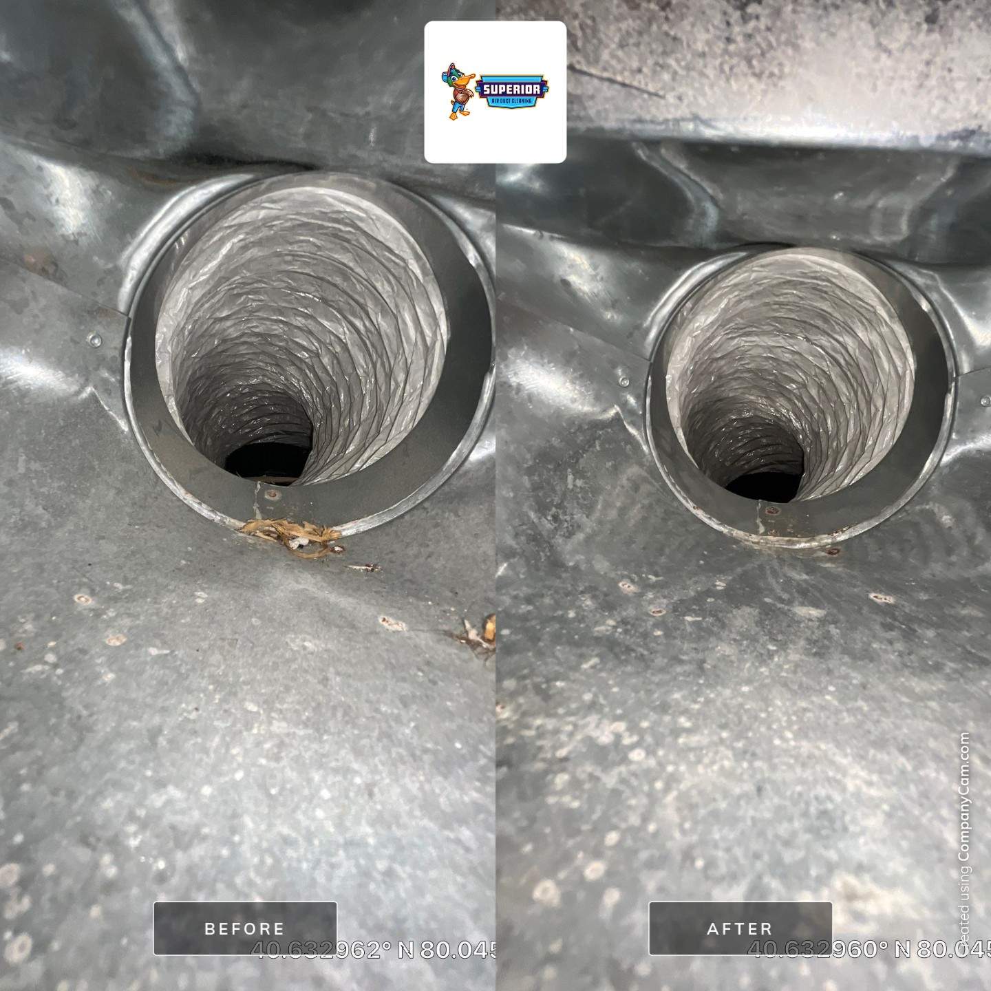 Air Duct Cleaning With a Vacuum Truck in Wexford, PA. by Superior Air Duct Cleaning