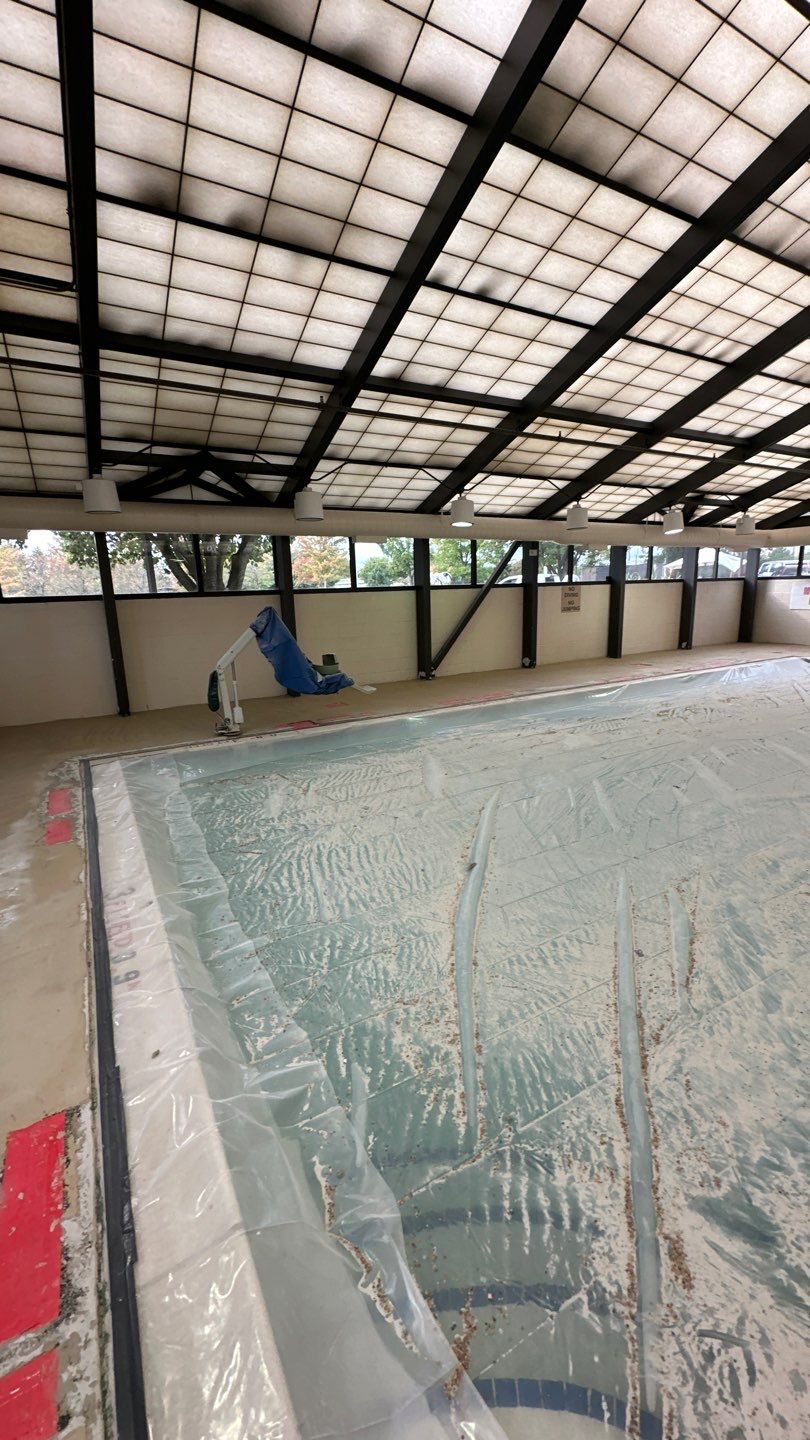 Hotel Pool Deck Project in Cranberry Township by Floors in a Day, Inc