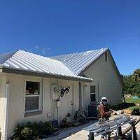 24ga 1.5" Snap-Lock Mill Finish  by Total Roofing System The Metal Roof Experts