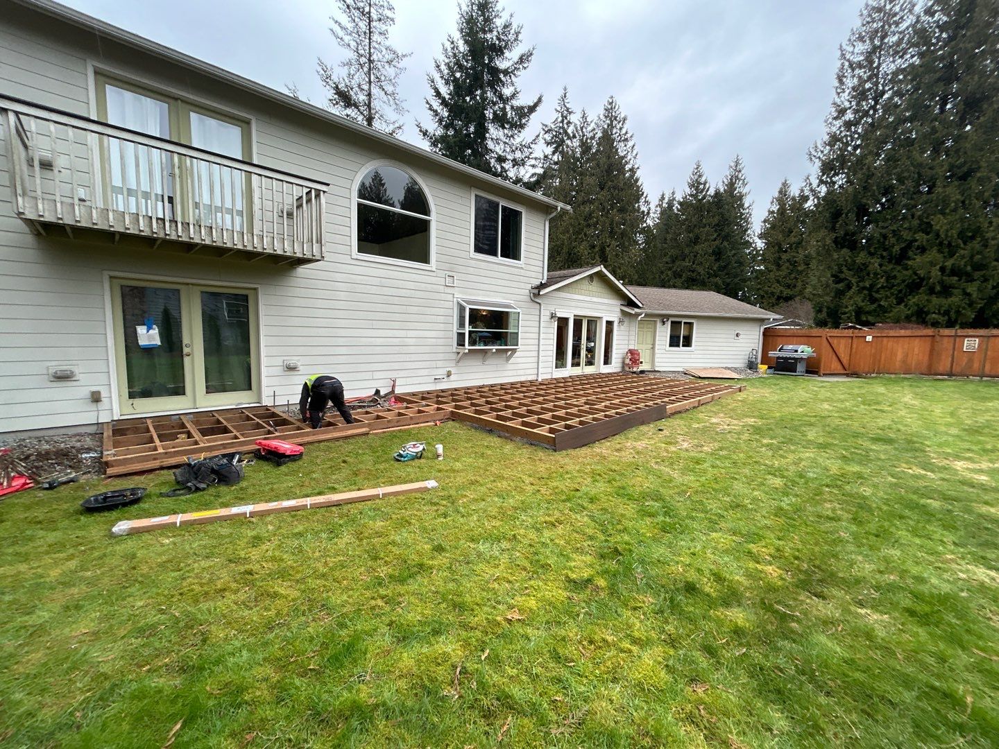 Daniel | Back Deck Installation  by Jireh Asphalt & Concrete Inc 