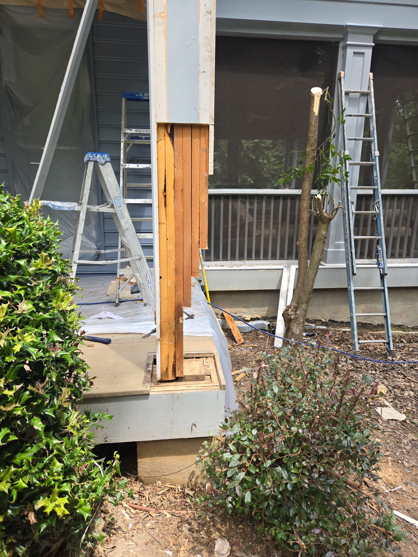 Carpentry and Full exterior paint by GonzalezPainters & Contractors Inc 