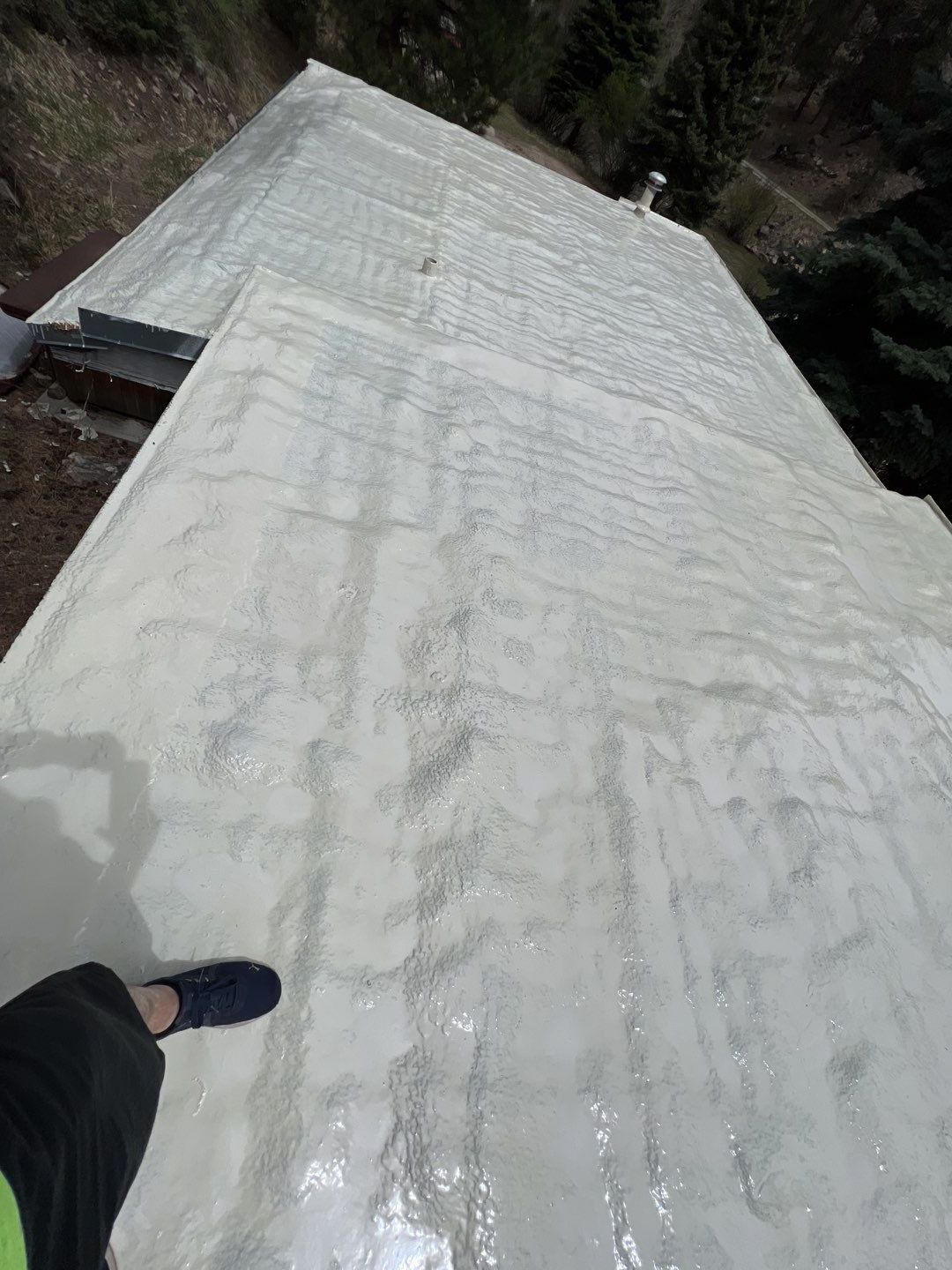 Commercial Roofing Installation using CASTAGRA ECODUR COATING by A to Z Roofing