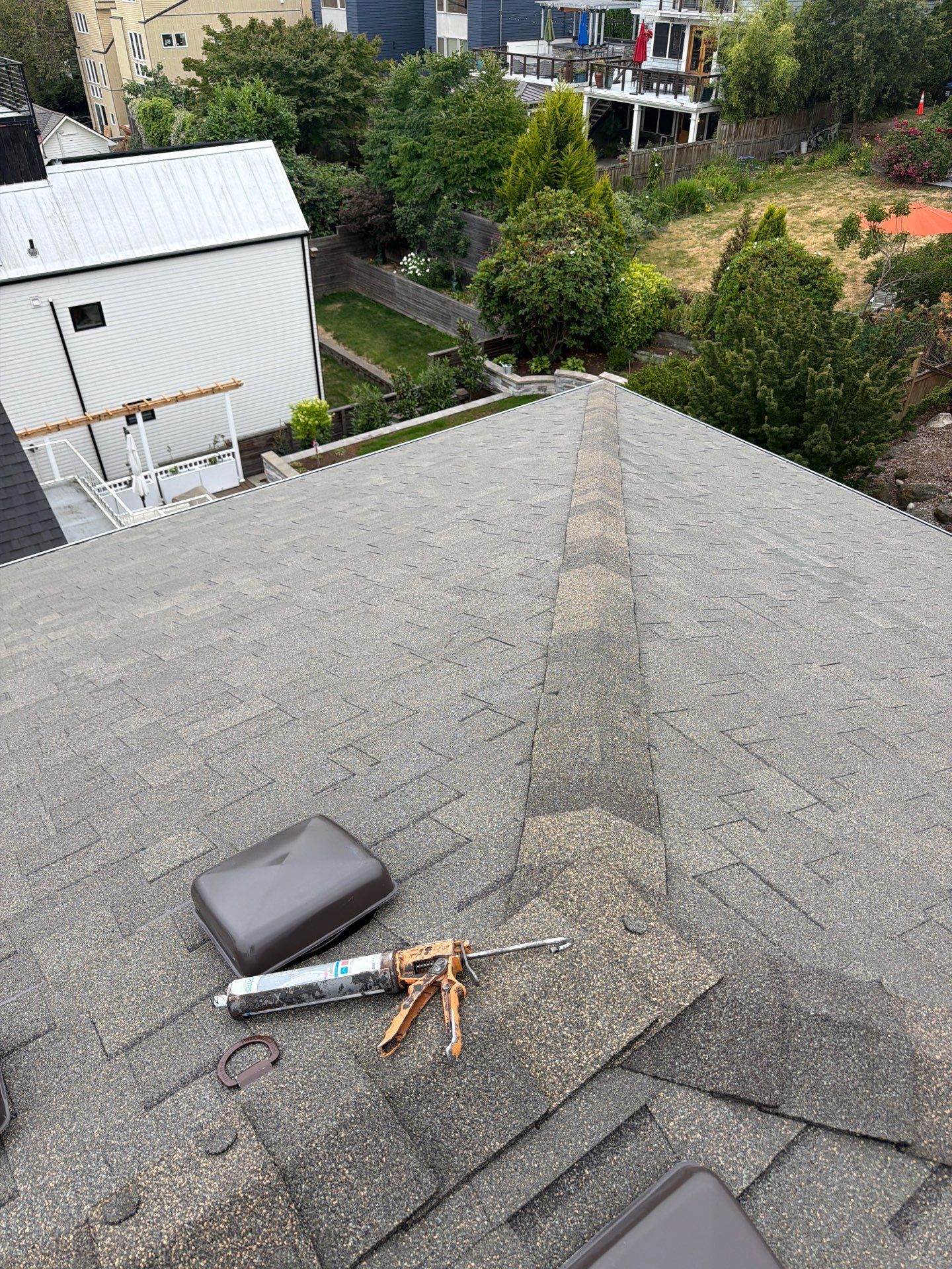 Residential Roofing Installation using GAF HDZ Shingles by Roofing Formula LLC