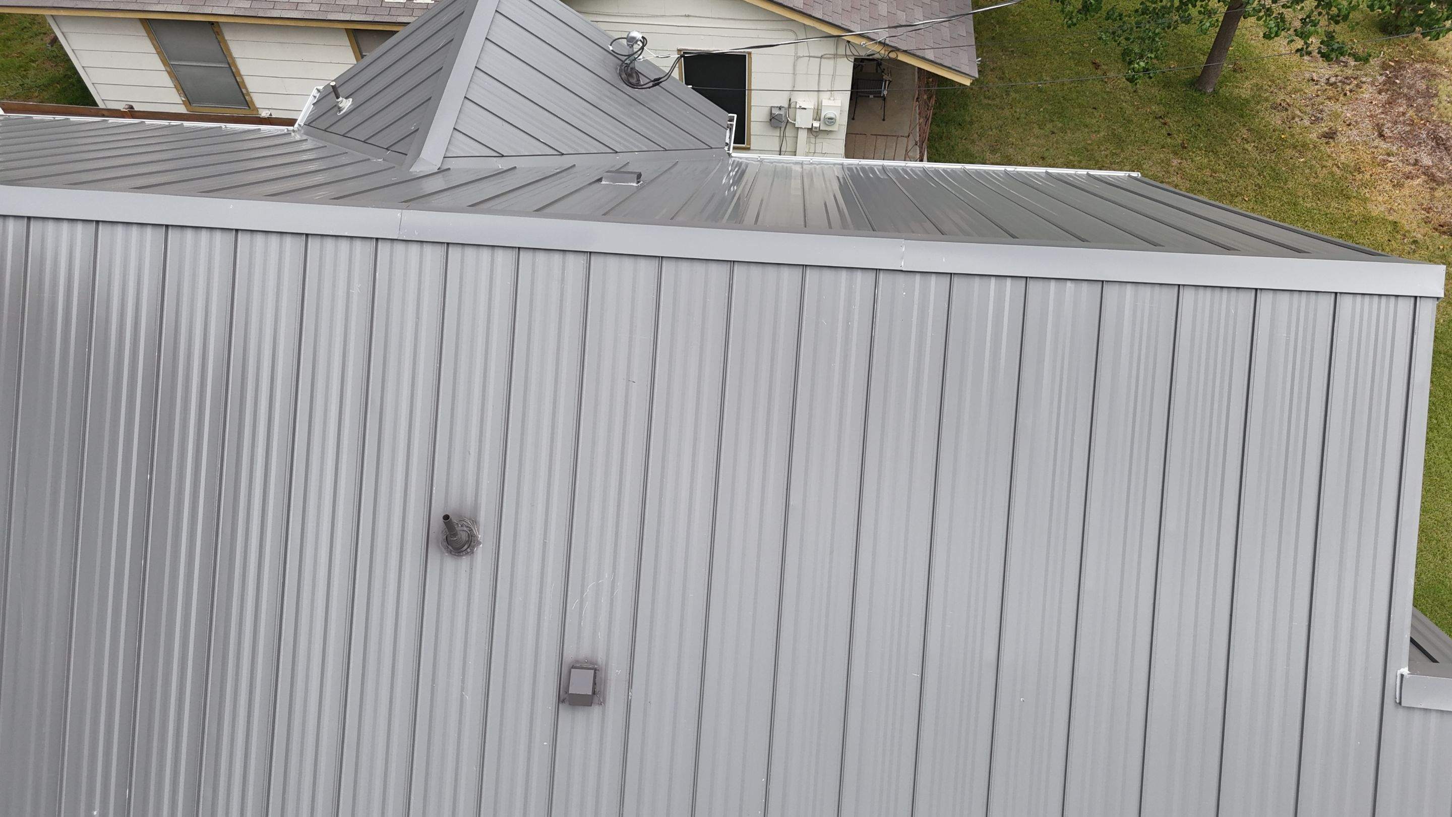Charcoal Grey - L&A Metals LLC Type FF100, Hidden fastener/Standing Seam by RoofsOnly.com