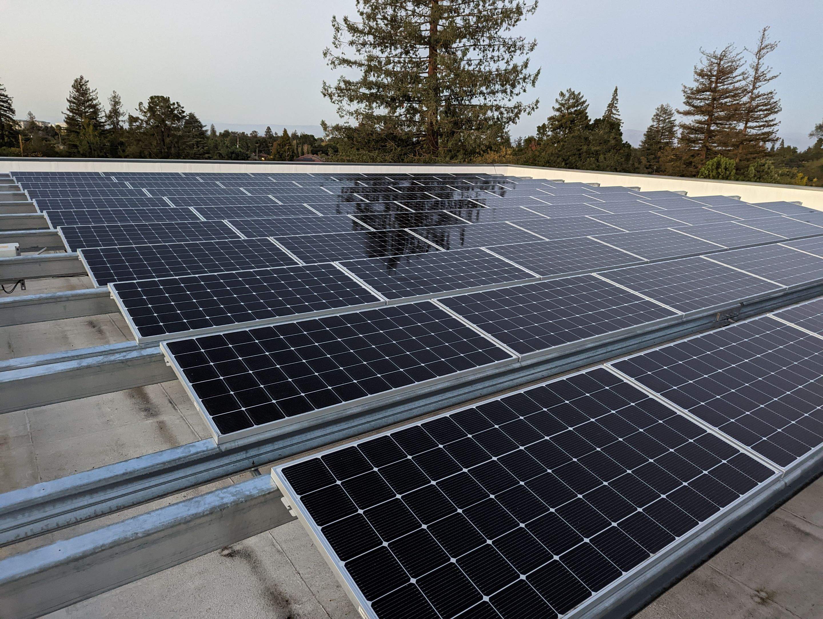 Los Alots Commercial Solar Panel Cleaning by All One Solar Shine