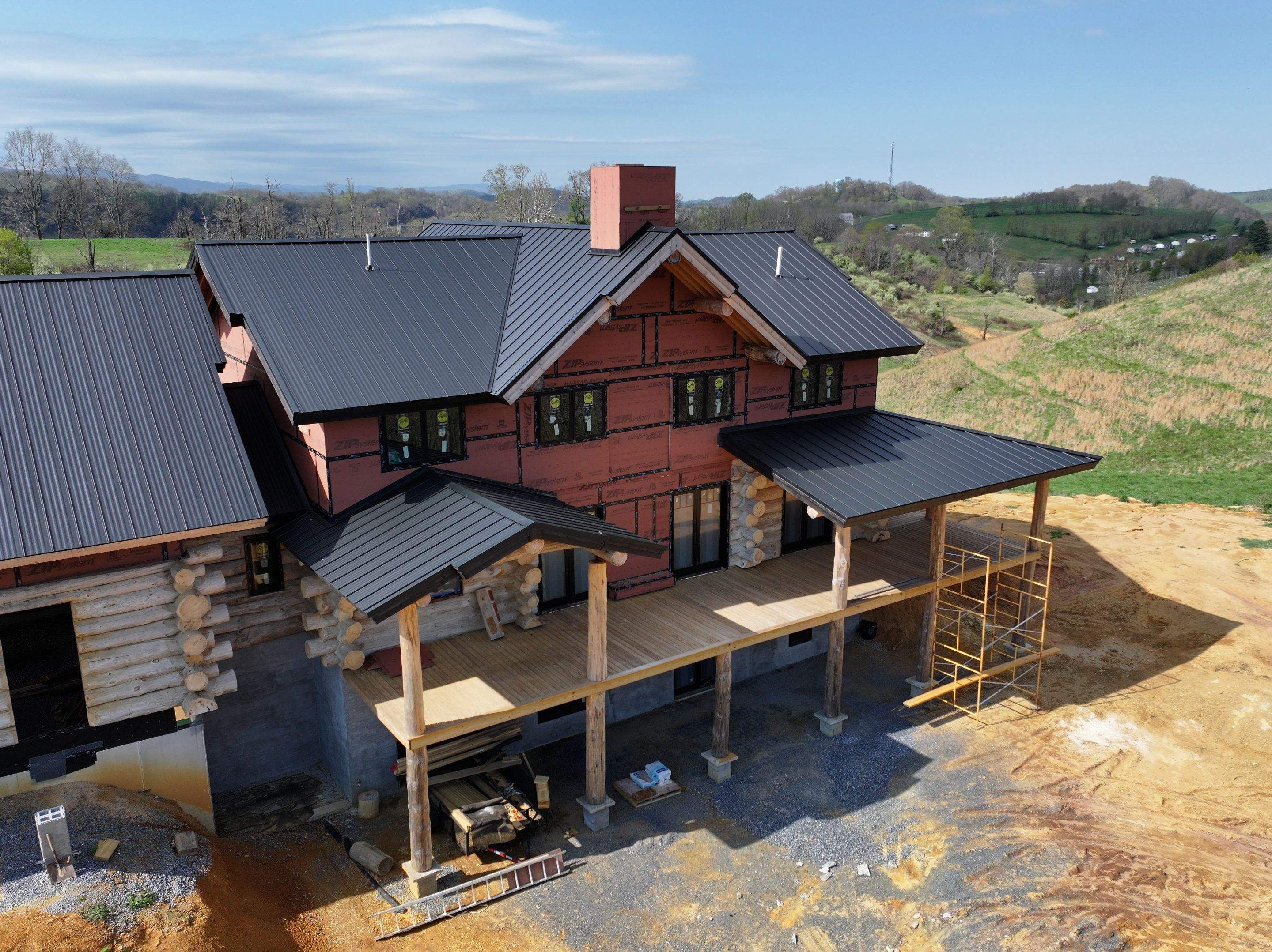 Black Frost Standing Seam by Omnia Roofing