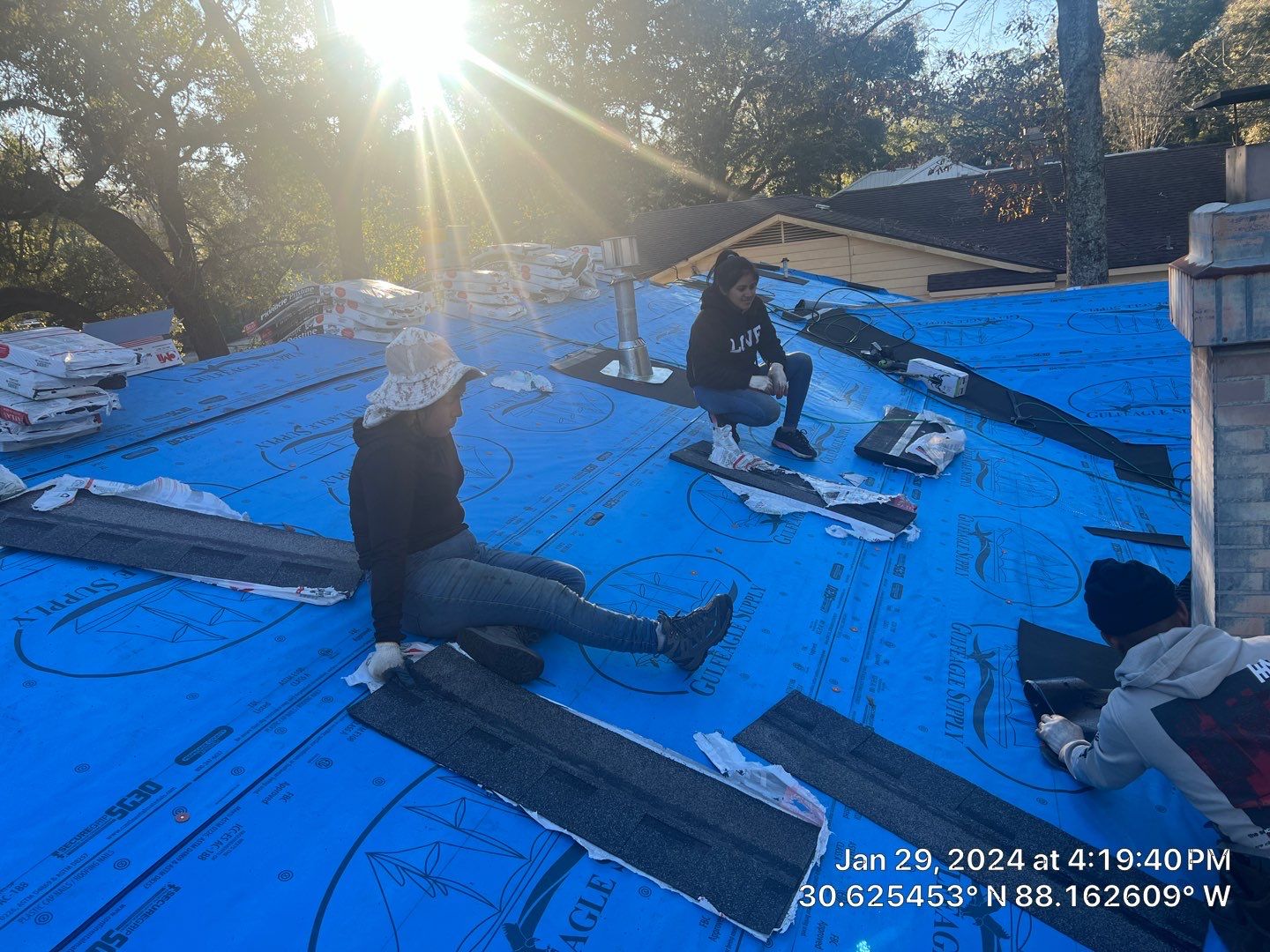 Roof replacement by American Roofing & Construction LLC