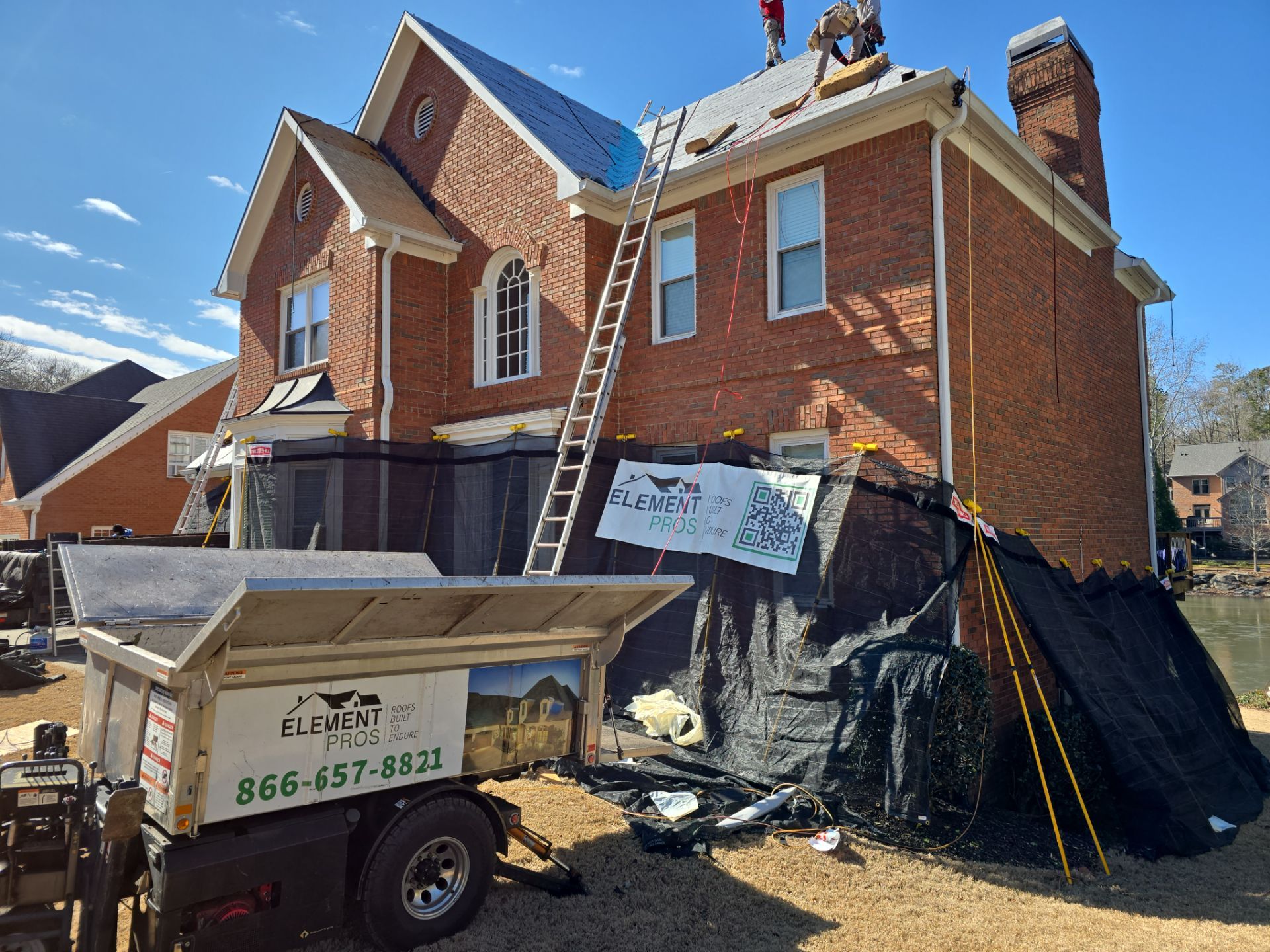 GAF Timberline HDZ in Charcoal by Element Pros Roofing, LLC