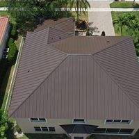 24ga 1" Nail-Strip Mansard Brown  by Total Roofing System The Metal Roof Experts
