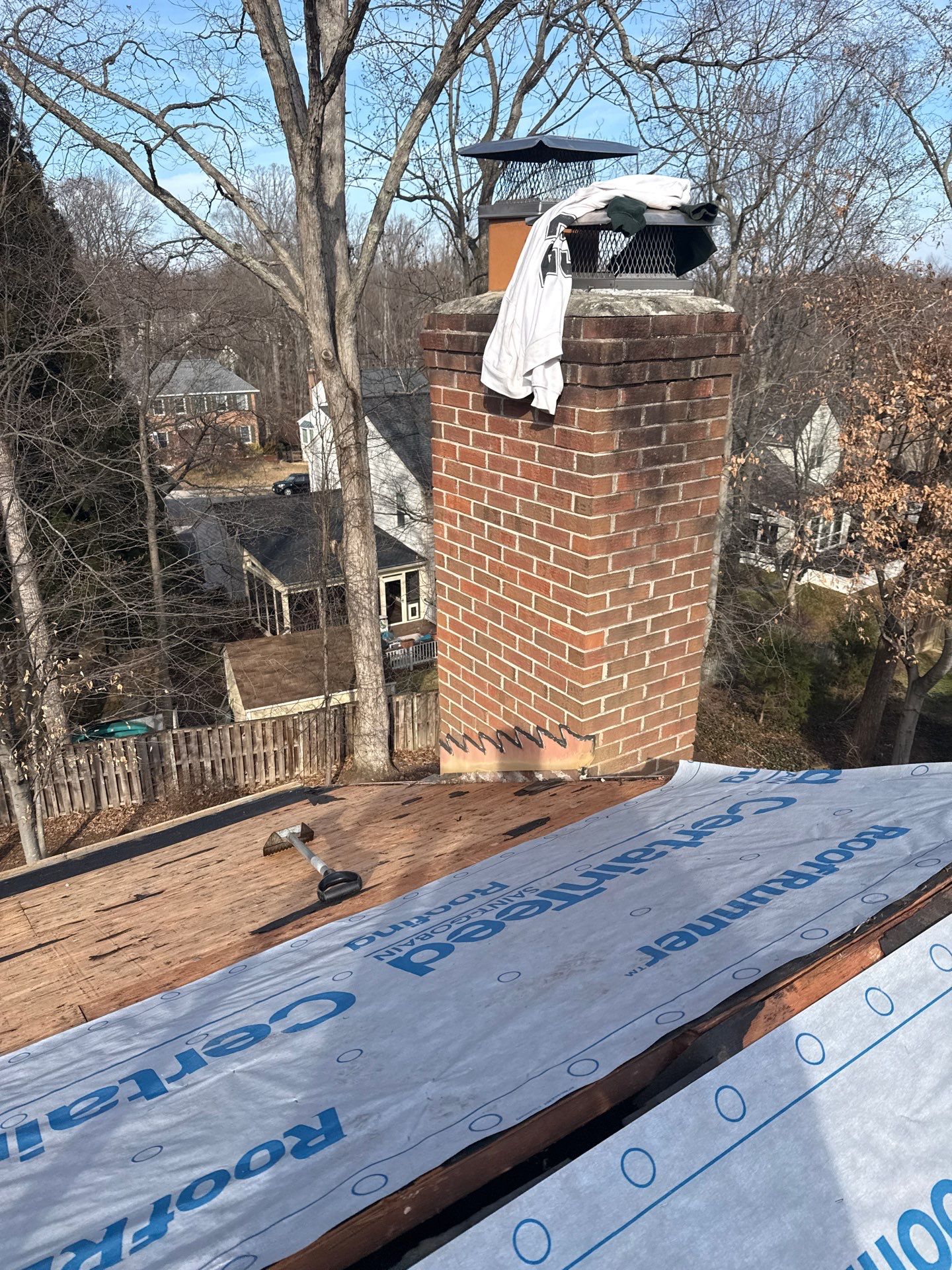 Fairfax Station :Residential Roof Replacement with CertainTeed Landmark Pro in Max Def Drift Wood by RM Banning, Inc.