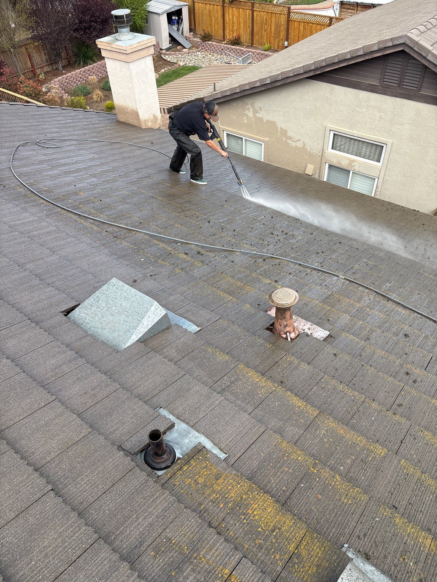 Moss Removal by Top Elevation