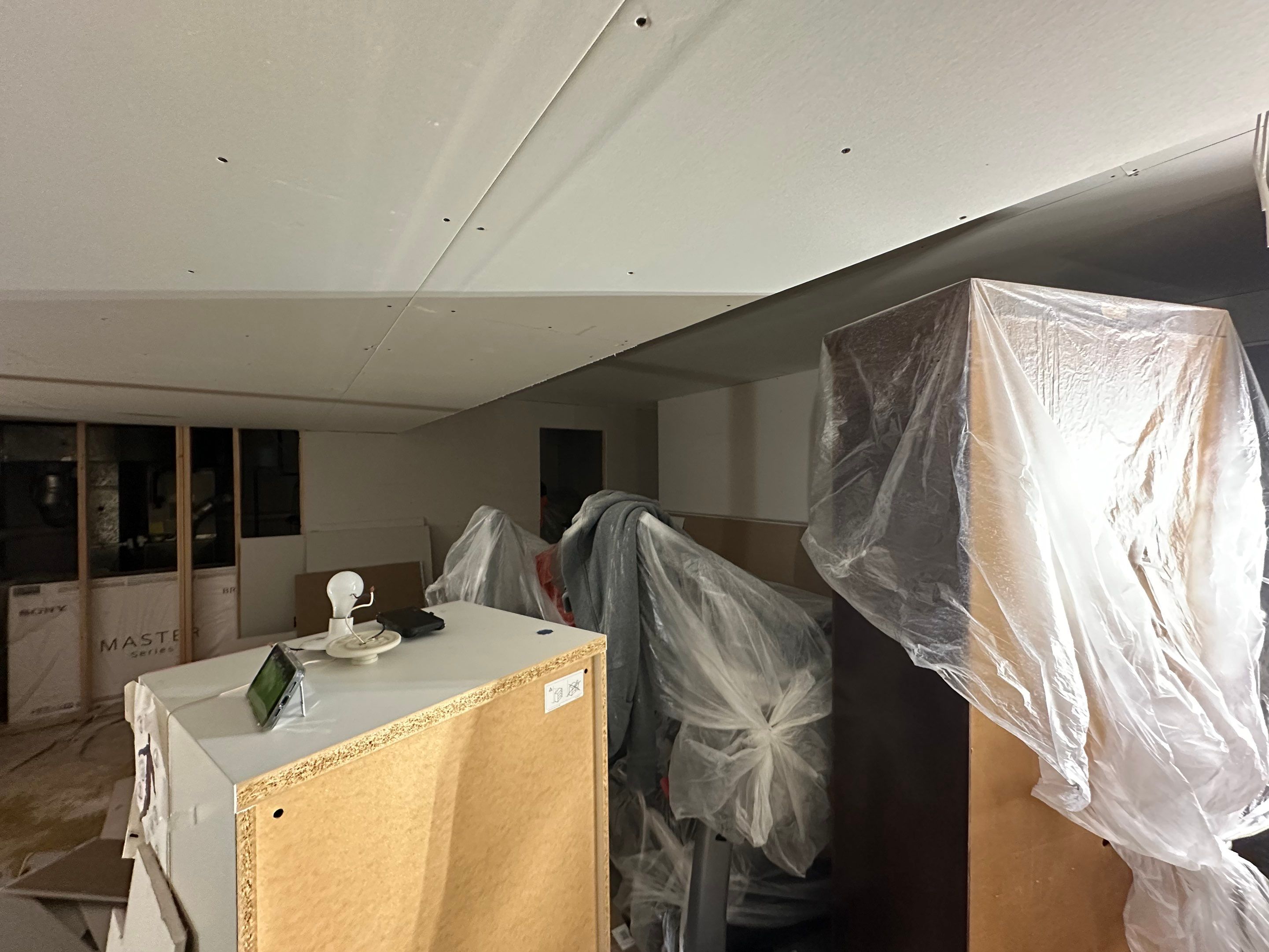 Basement Remodel using Wood by Home Concepts Construction