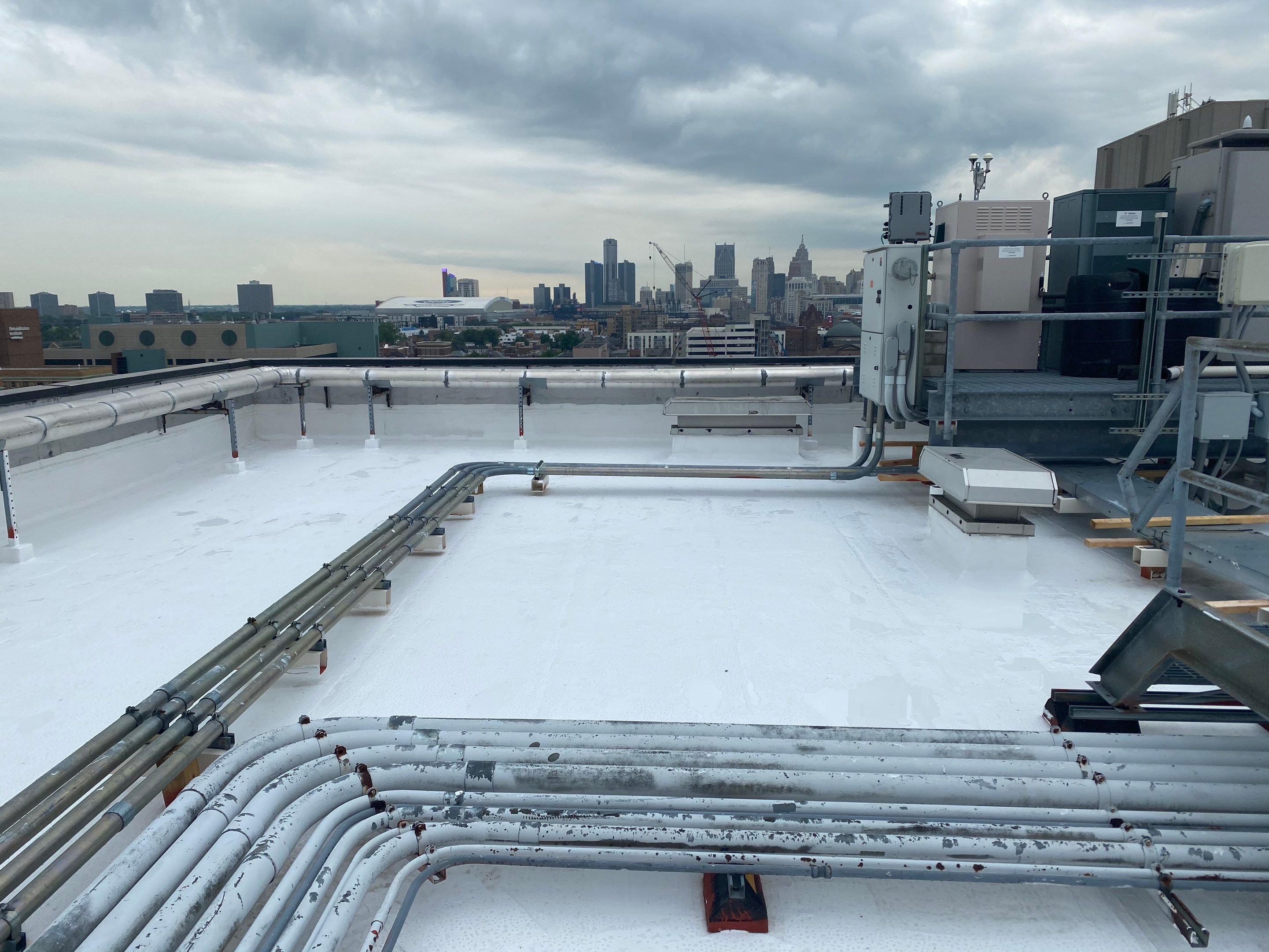 City of Detroit Roof Restoration by Bloomfield Construction & Restoration