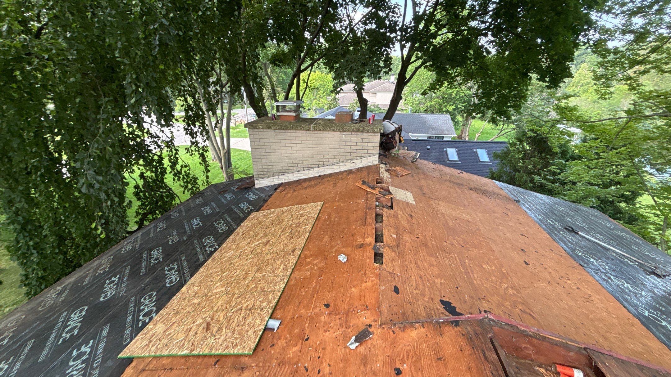 Roof Replacement using Owens Corning Driftwood by 180 Contractors