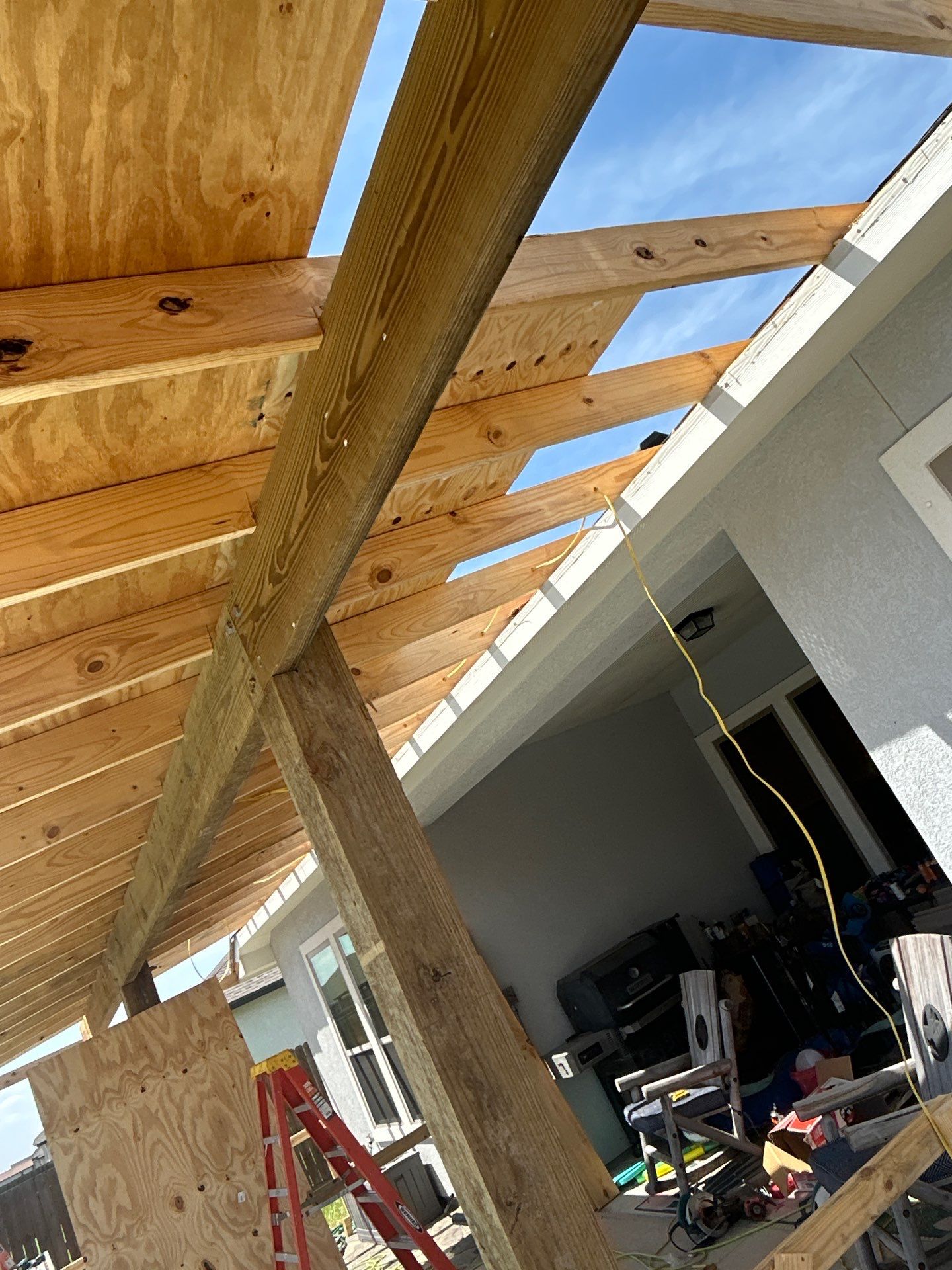 Patio Pool Cover by Bayfront Roofing and Construction