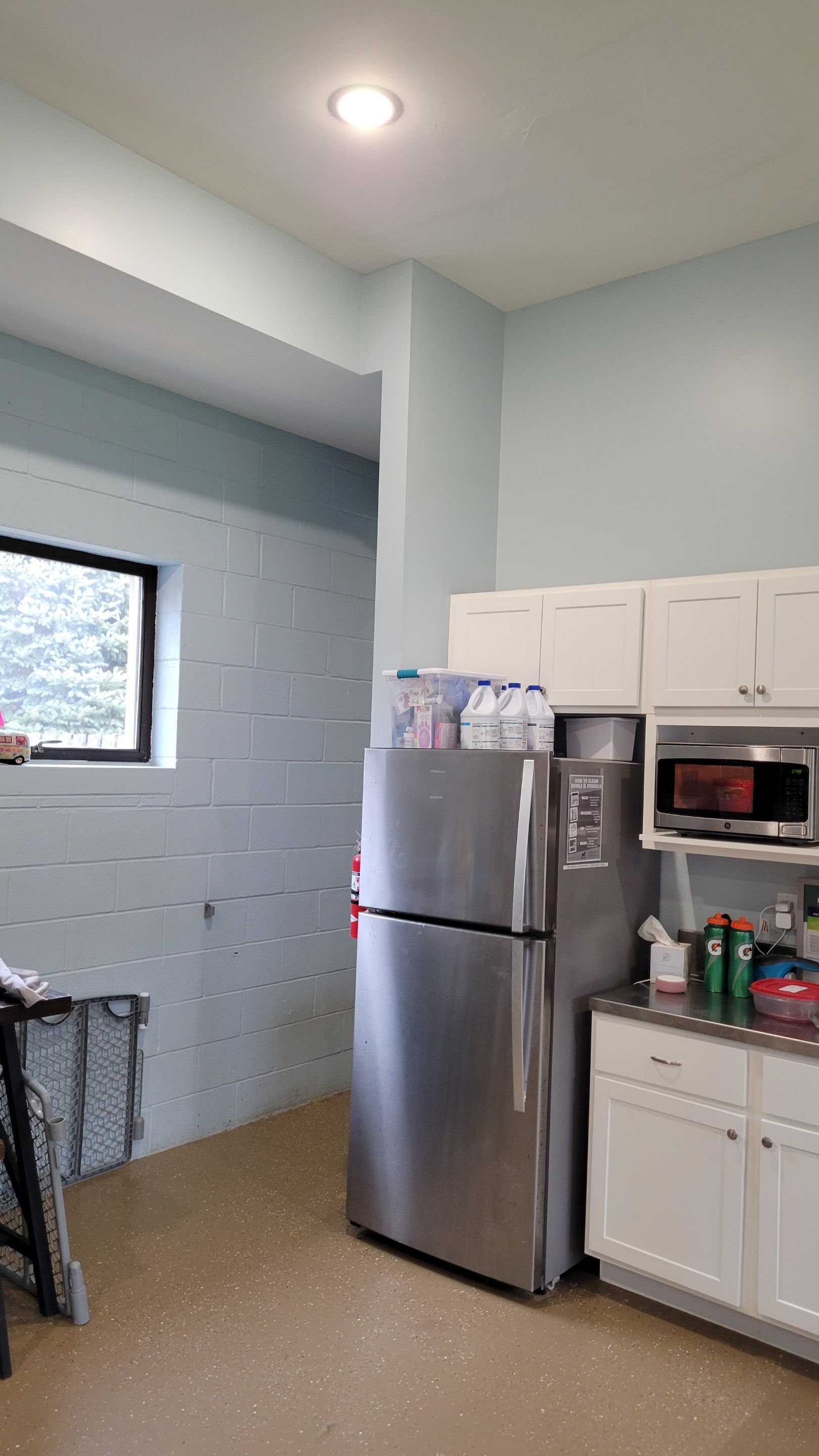 Kennel Floor Coating and Wall Painting using Penntek by Spectrum Painting, LLC