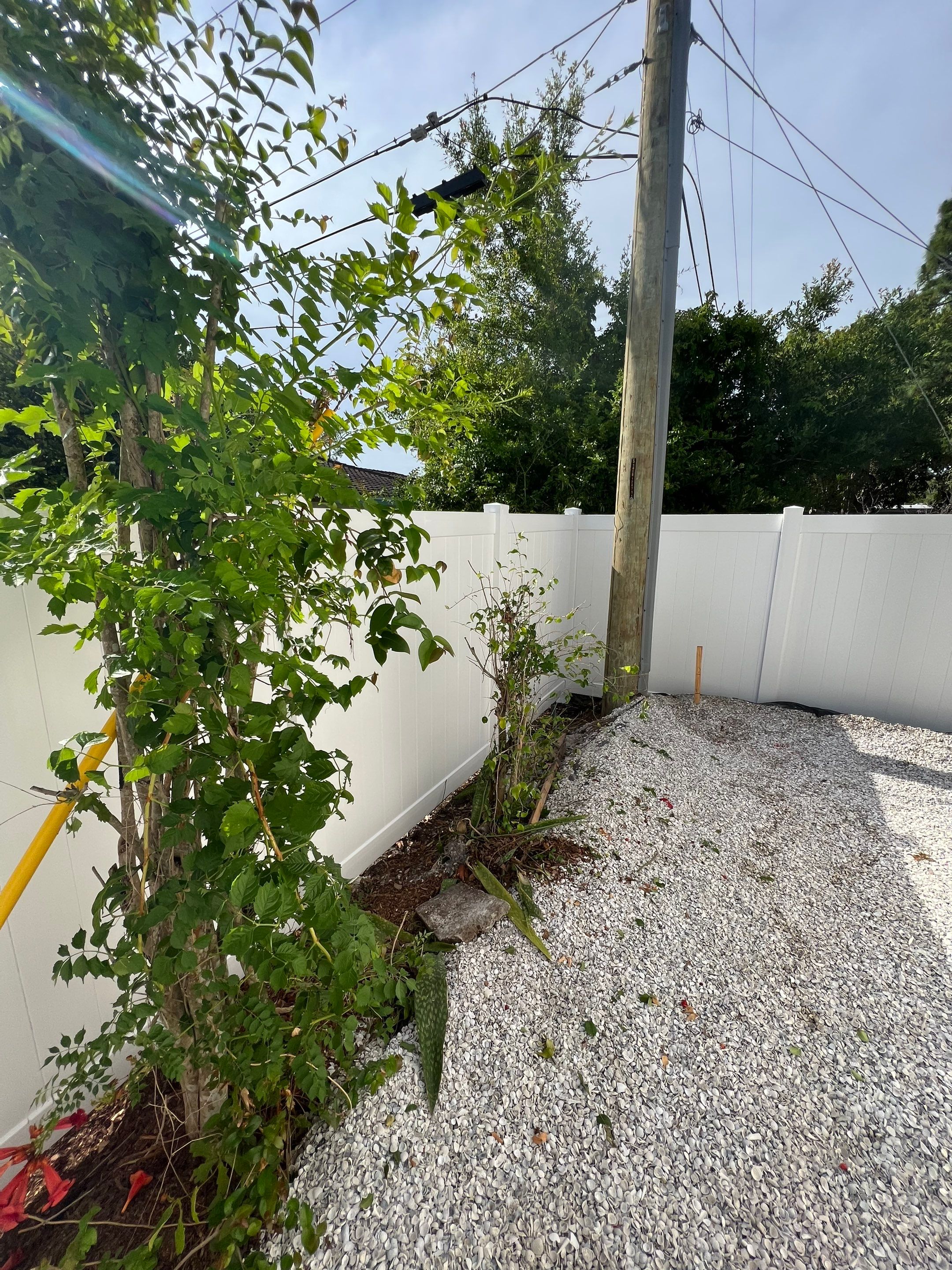 Sarasota, FL 6ft. Tall White Vinyl Privacy Fence by Asap fence and gates, LLC