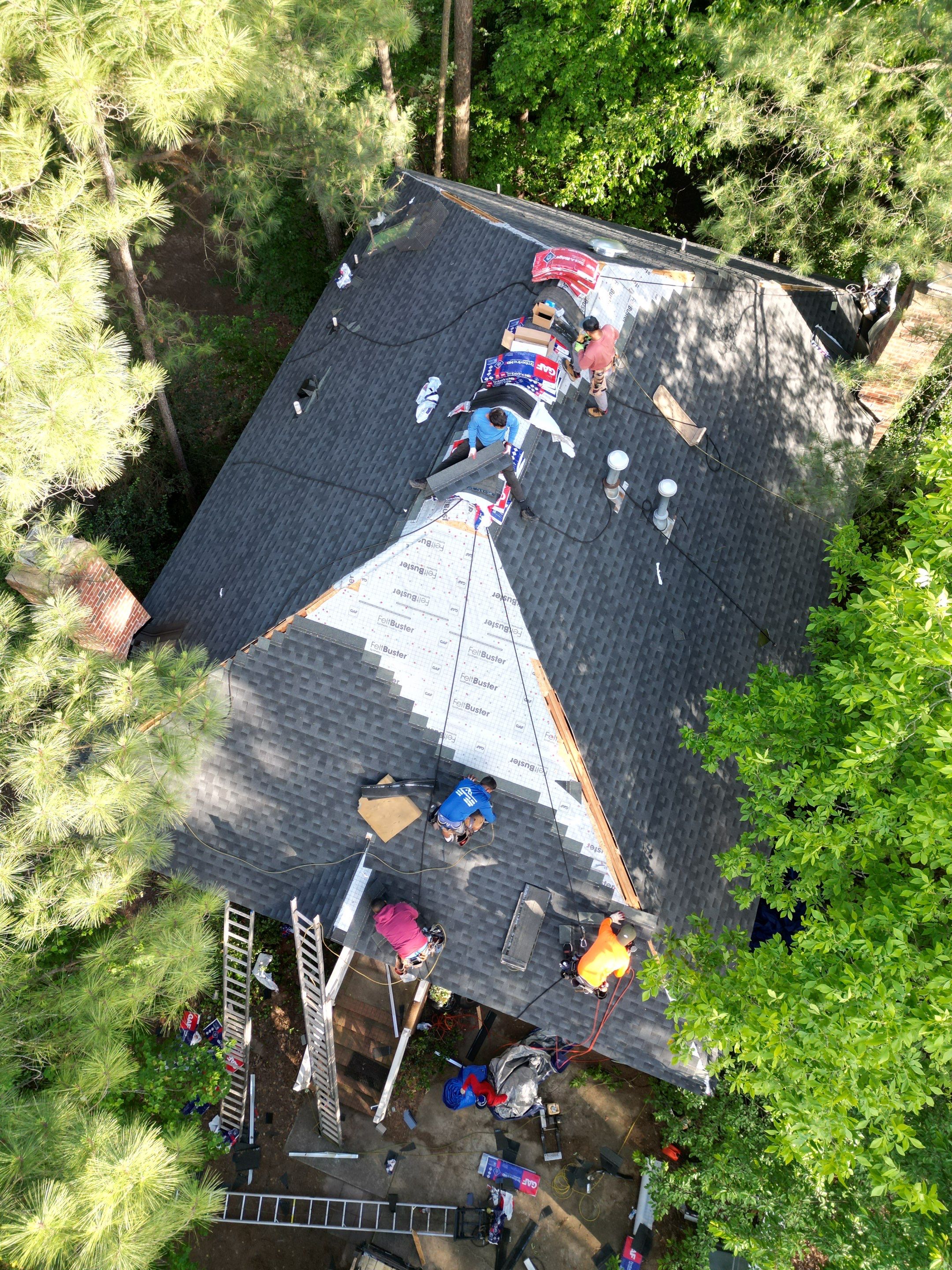 Roof Replacement - GAF Timberline HDZ Charcoal  by Pro Performance Roofing