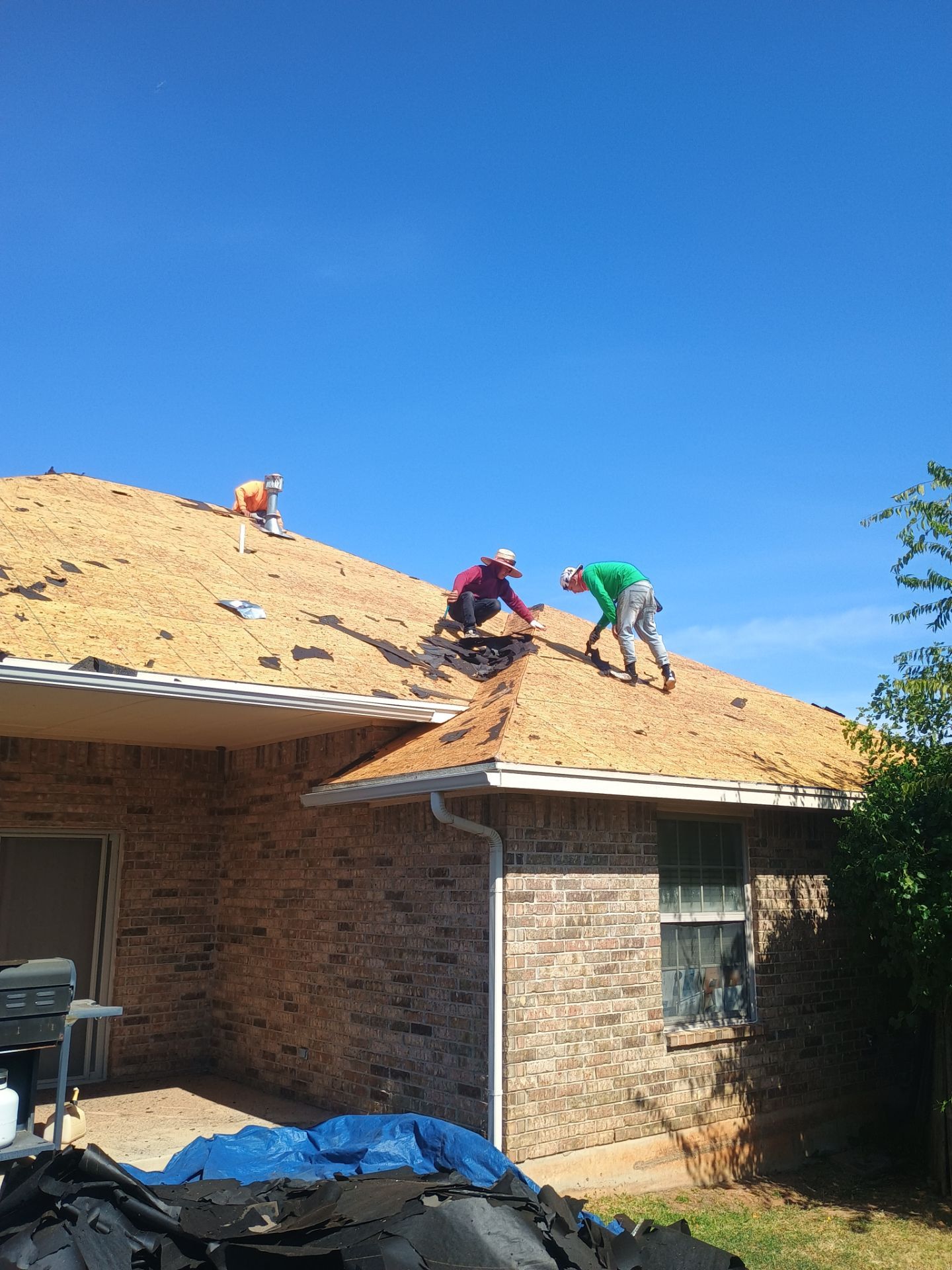 Oklahoma City Full Residential Roof Replacement with GAF Architectural Shingles by BANA Roofing and Solar Supply