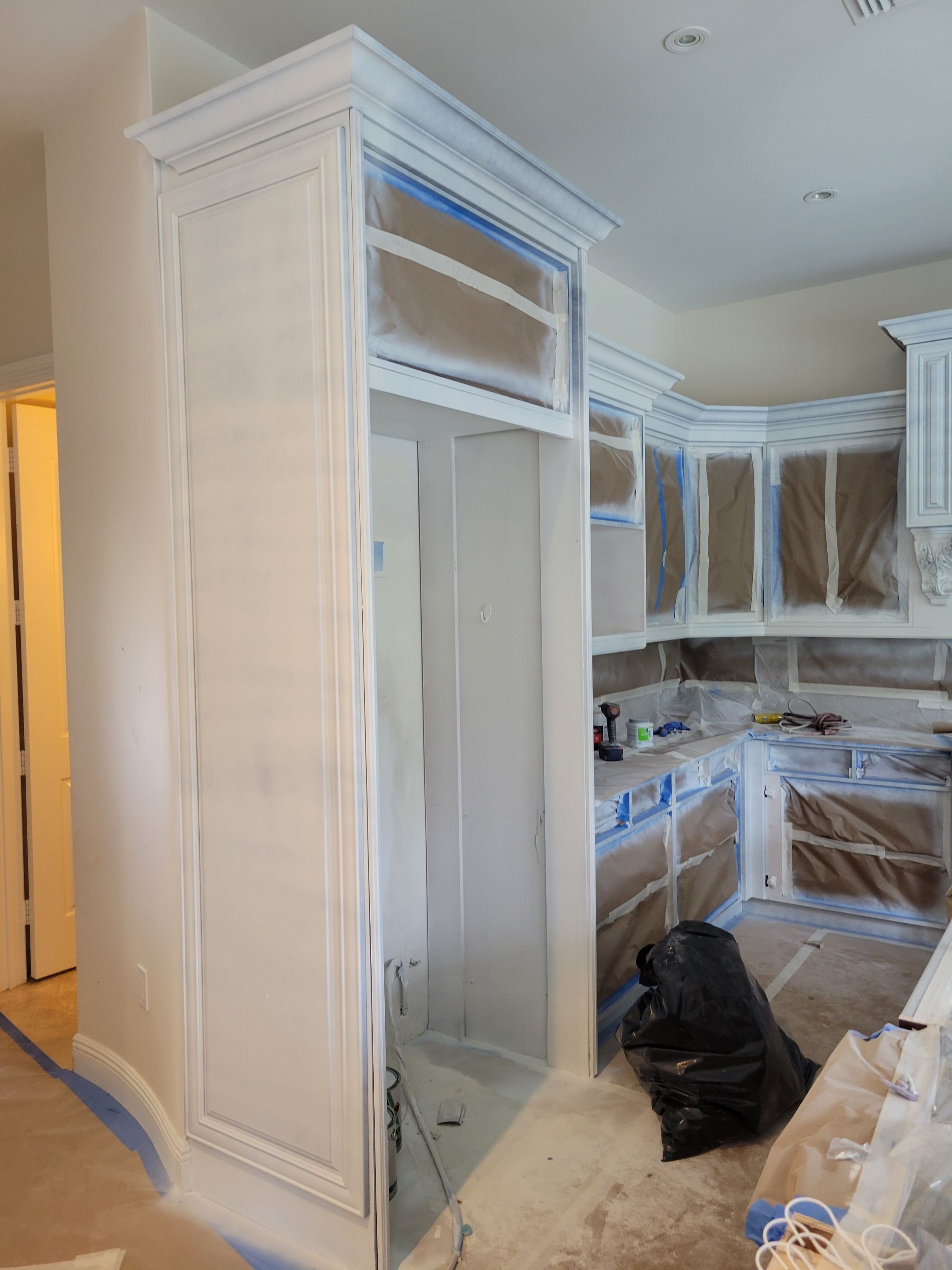 Kitchen Cabinet Painting Fort Lauderdale by John “The Greek” Painting