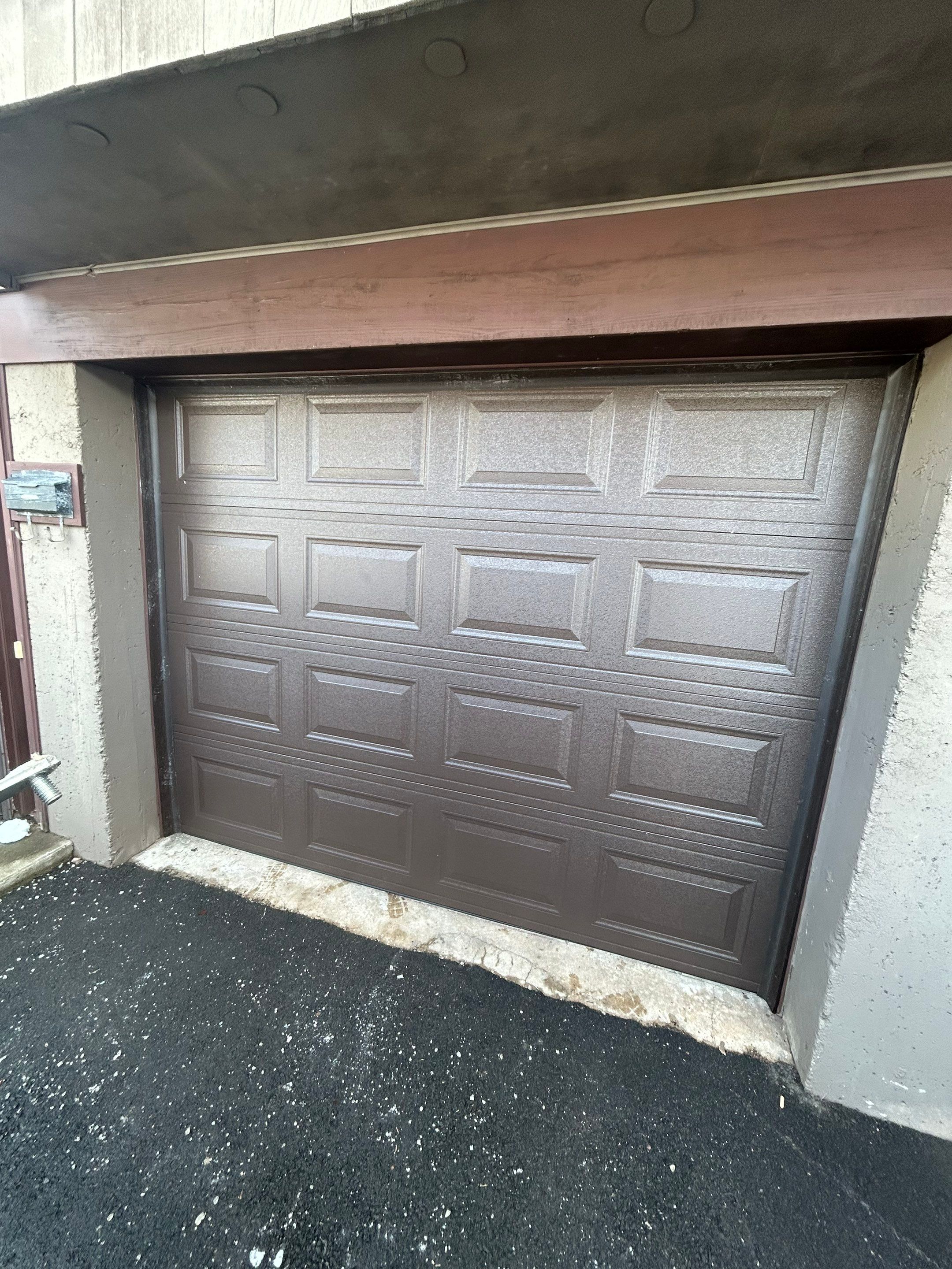 Garage door Transformation  by DiGiorgi Roofing and Siding Inc
