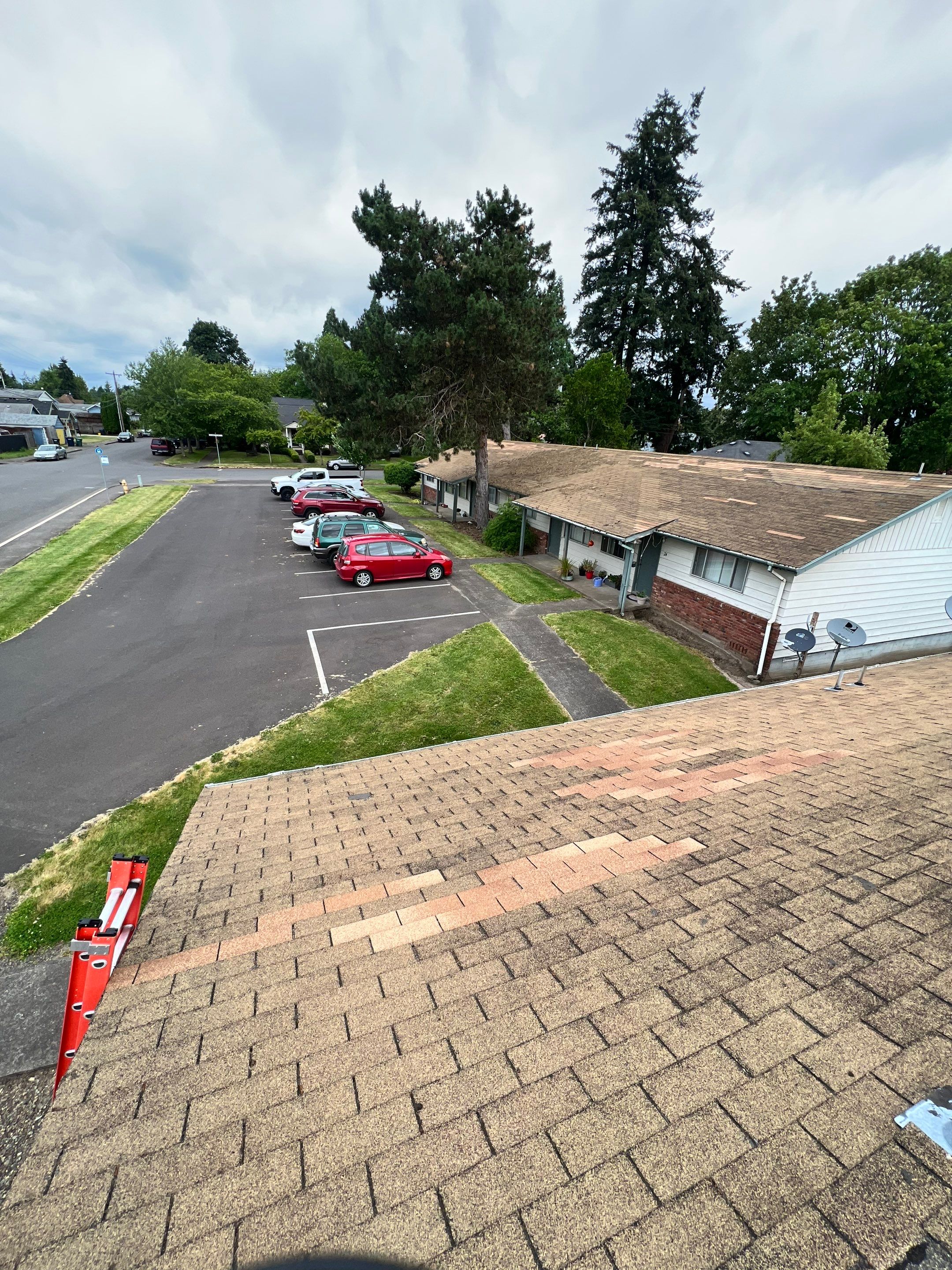 Residential Roofing Installation using IKO Dynasty (Color: Brownstone) by Orezona Building & Roofing Company, Inc.
