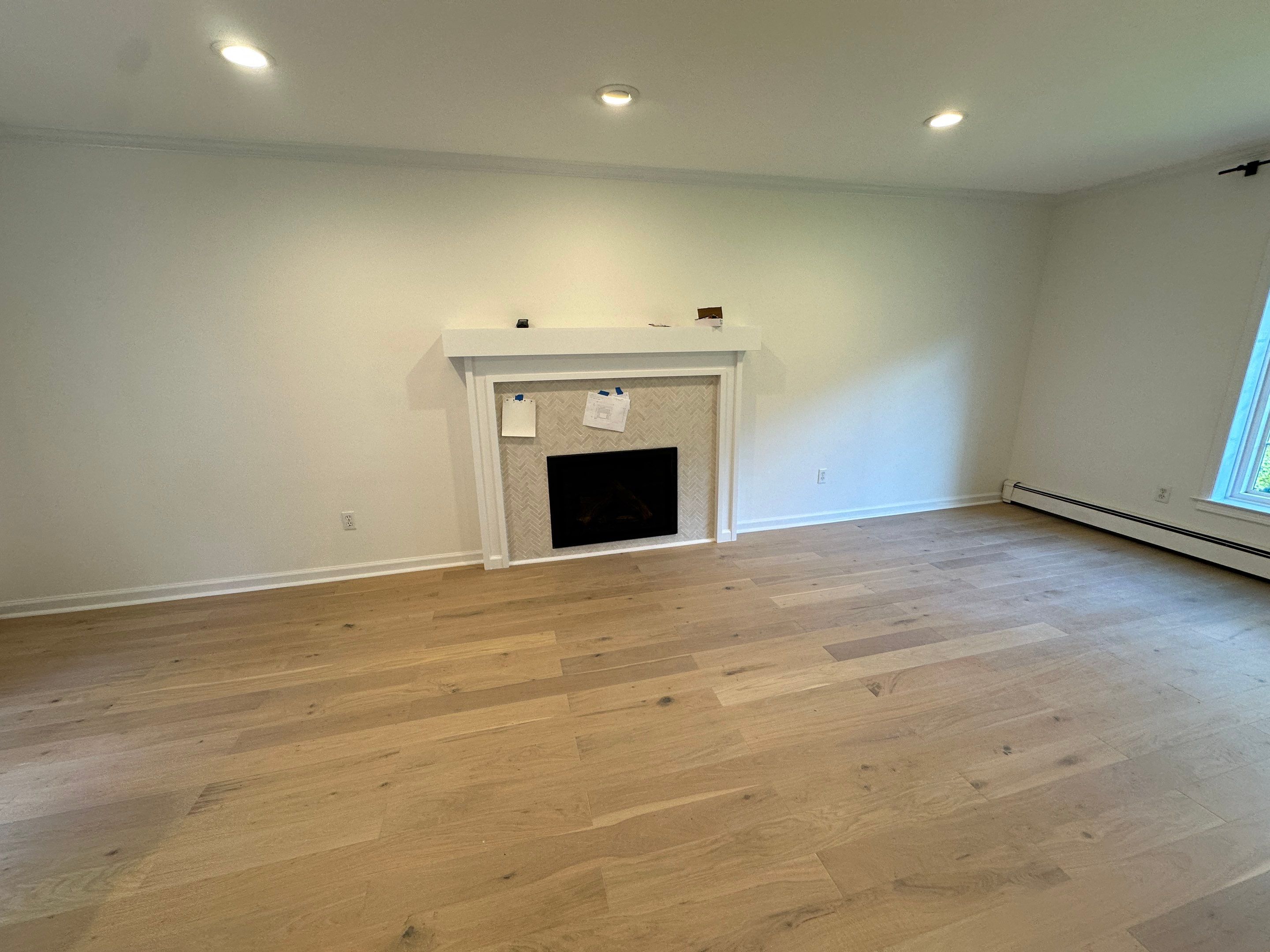 Family Room Remodel using Benjamin Moore by Home Concepts Construction