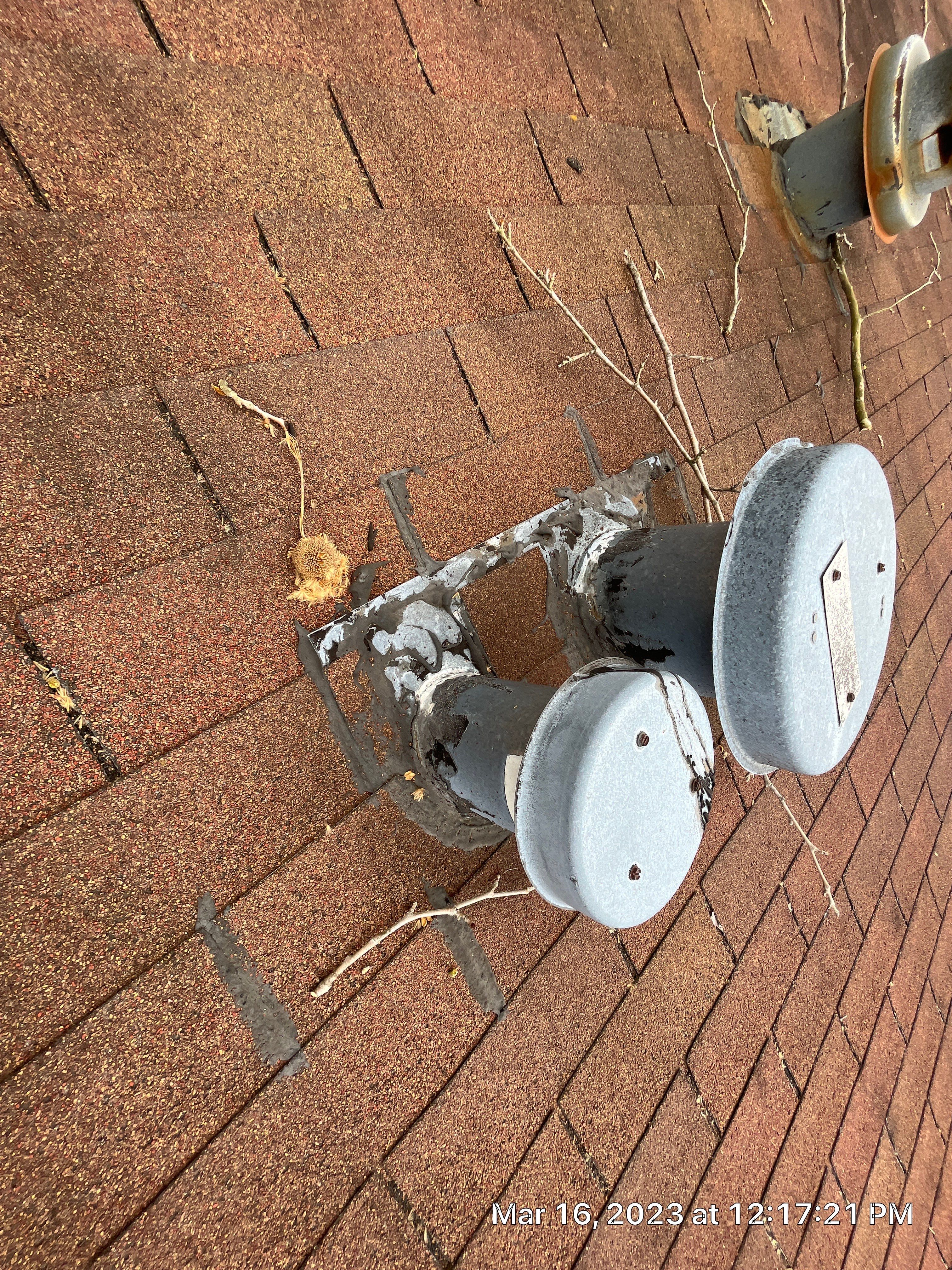 Storm Restoration Reroof: 25 Year 3-Tab Shingle by Hostetler Roofing