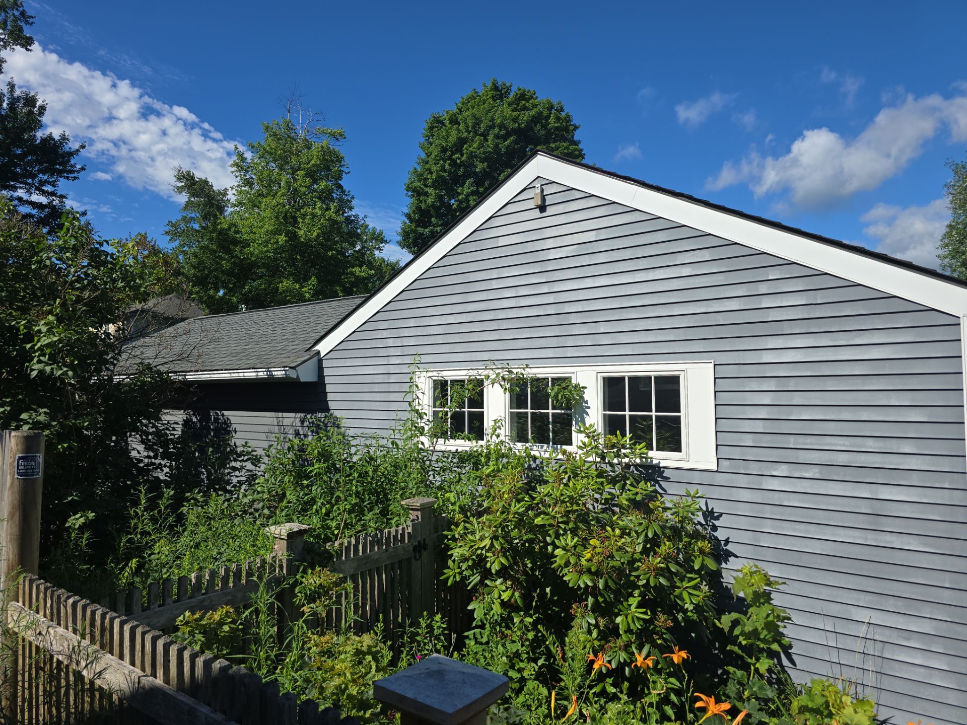 Exterior Painting using Benjamin Moore Regal Select by The Persnickety Painters